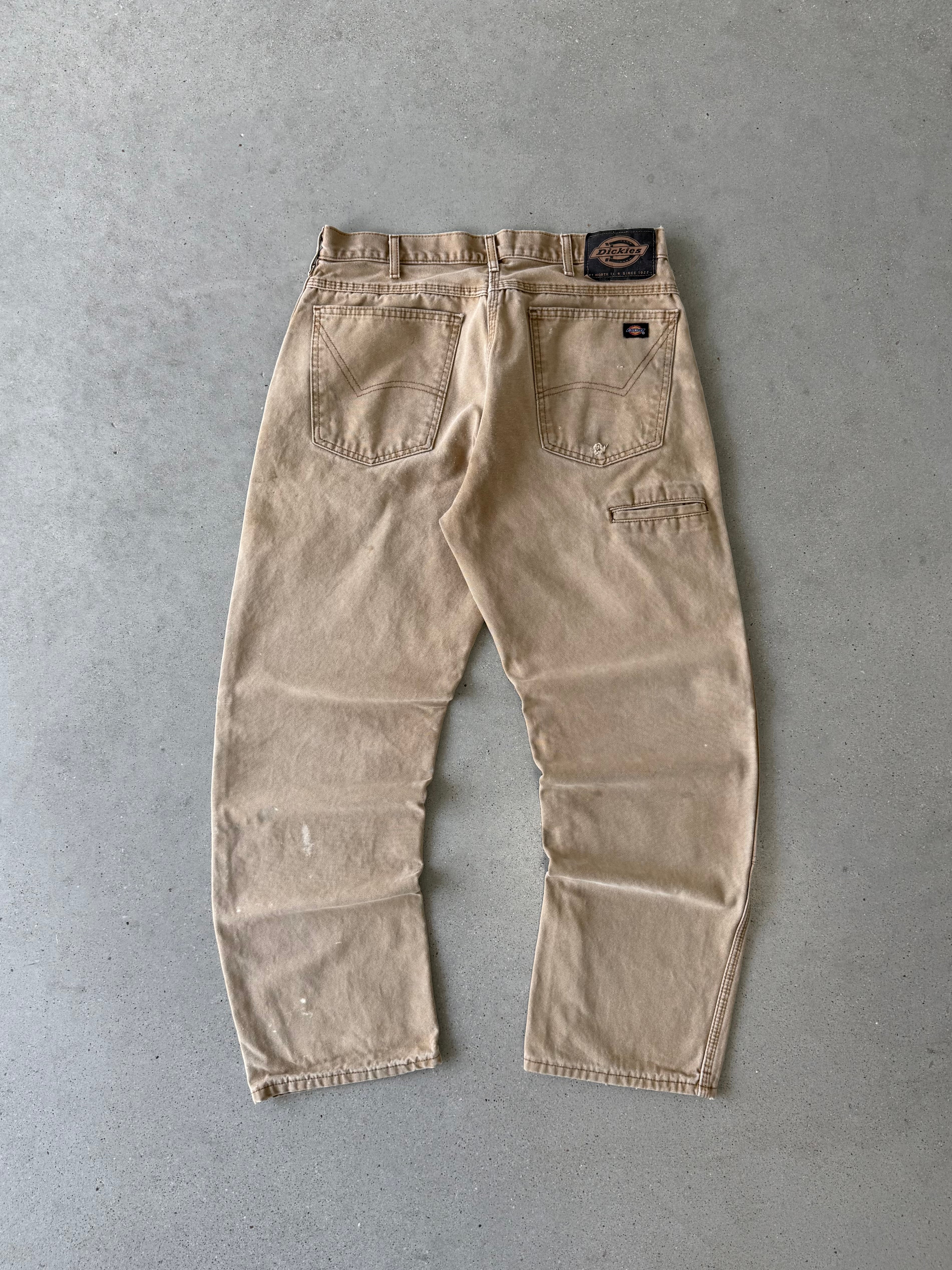 Vintage Dickies Tan Double Knees - 33x31