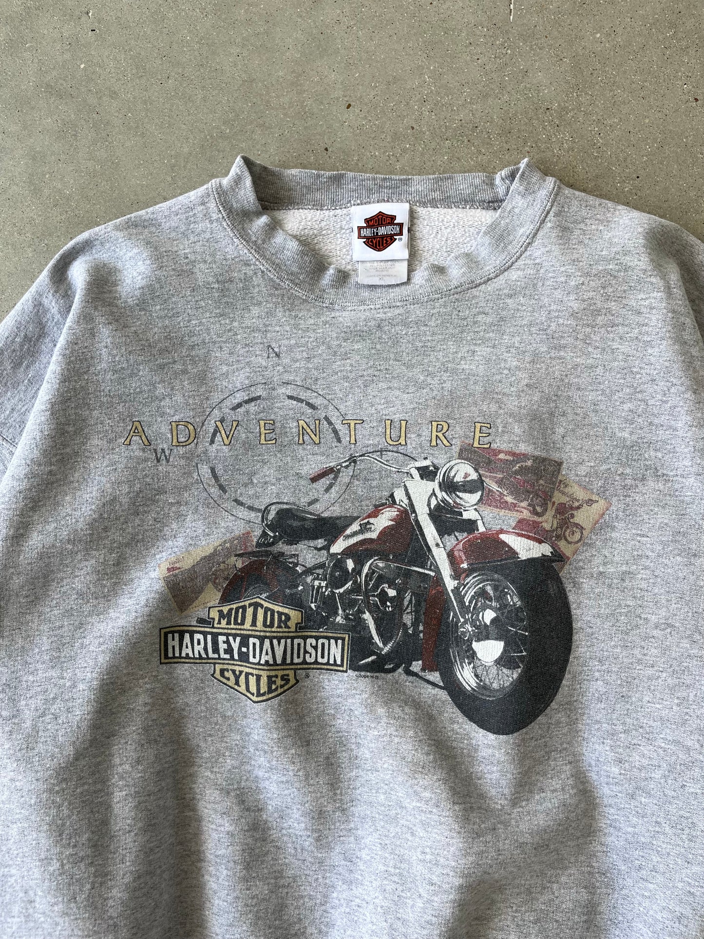 Vintage Harley Davidson Chicago Crewneck - XL