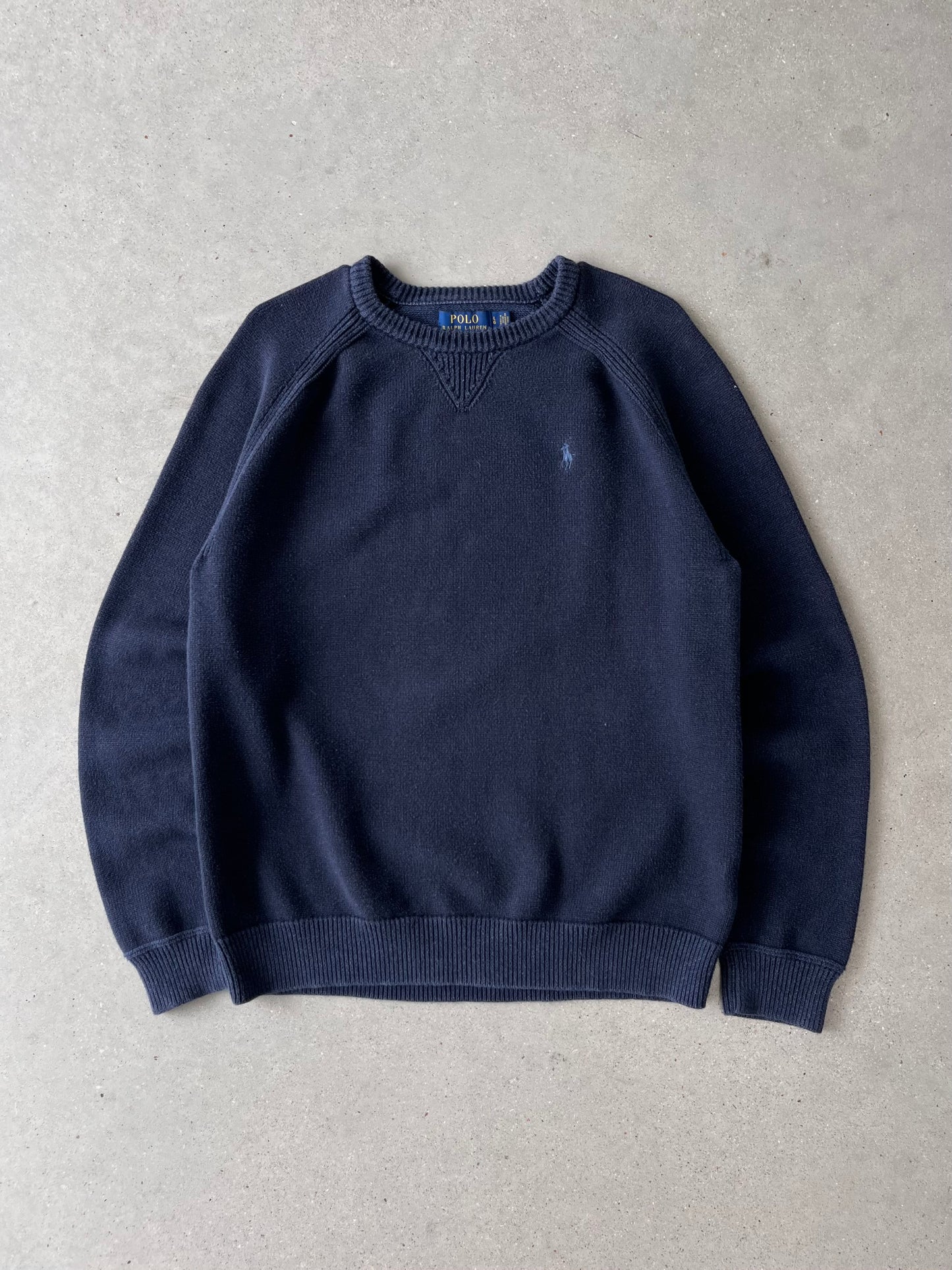 Vintage Navy Polo Ralph Lauren Sweater - L