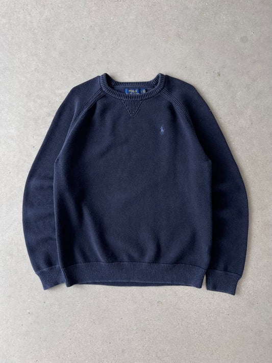 Vintage Navy Polo Ralph Lauren Sweater - L