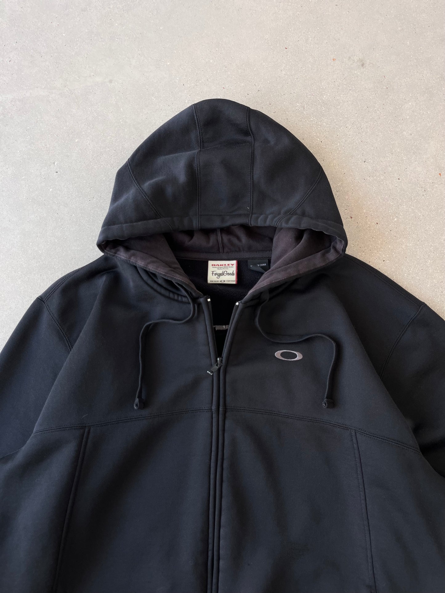 Vintage Oakley Forged Goodies Zip-up Hoodie - XL