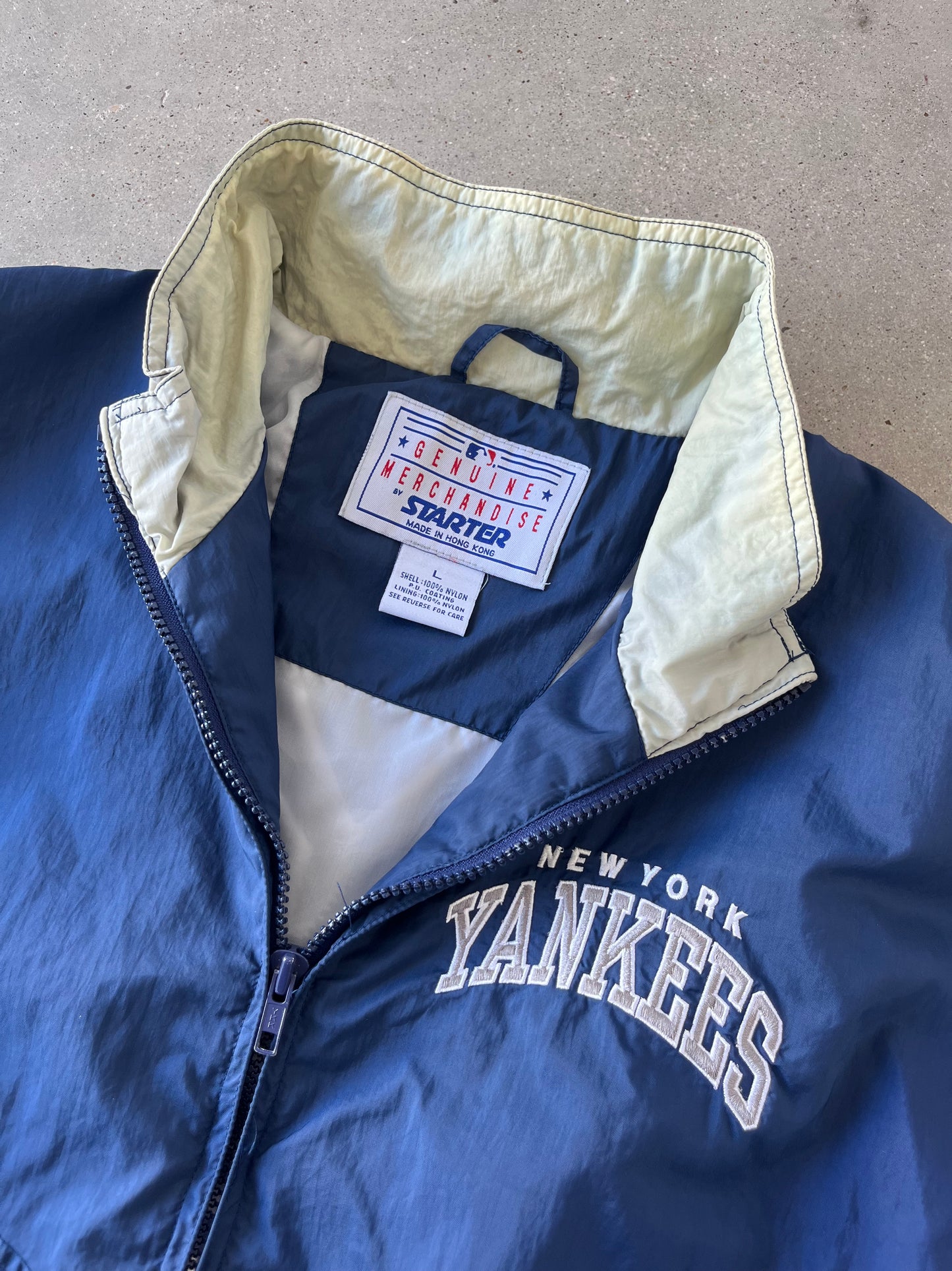 Vintage 90s NY Yankees Starter Windbreaker - L