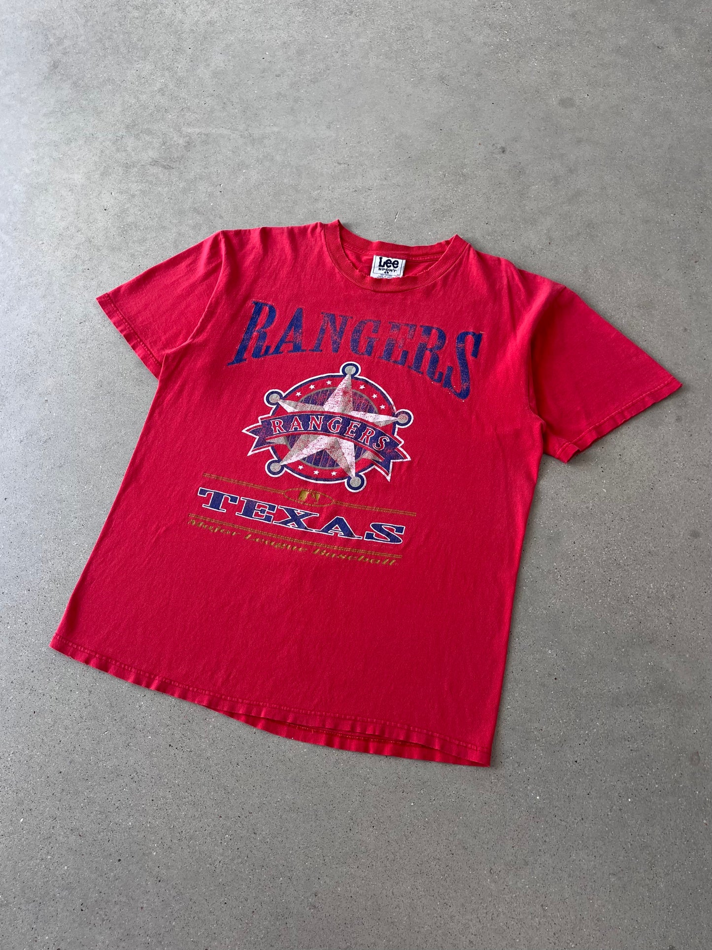 Vintage Rangers Texas Lee Sport Tee - L