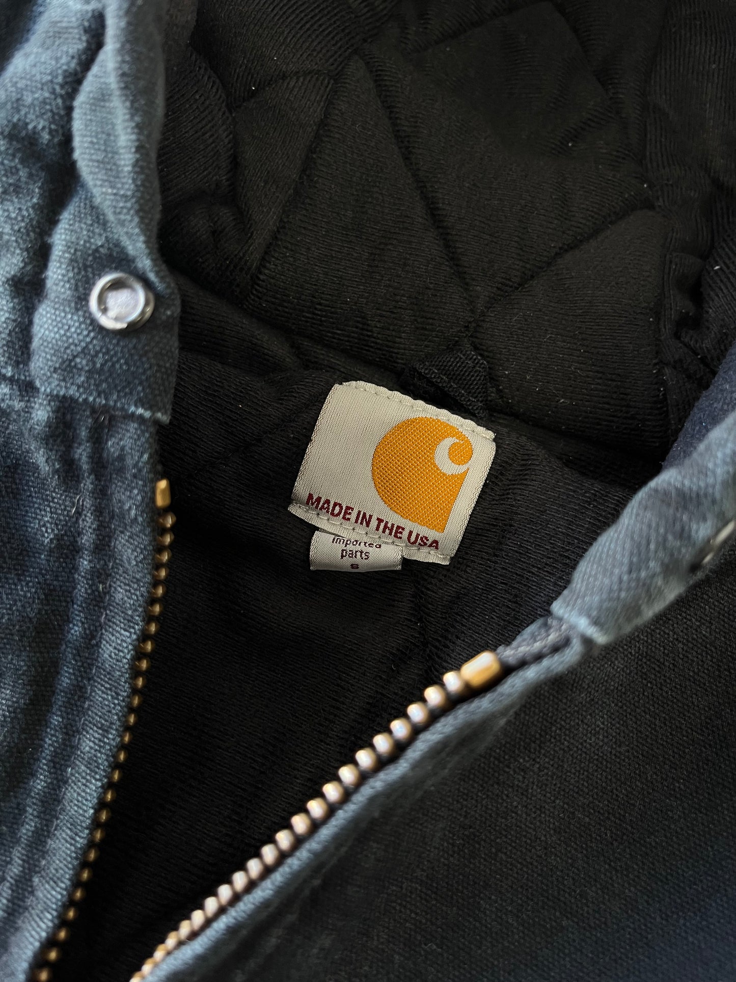 Vintage Carhartt Black Active Jacket - S