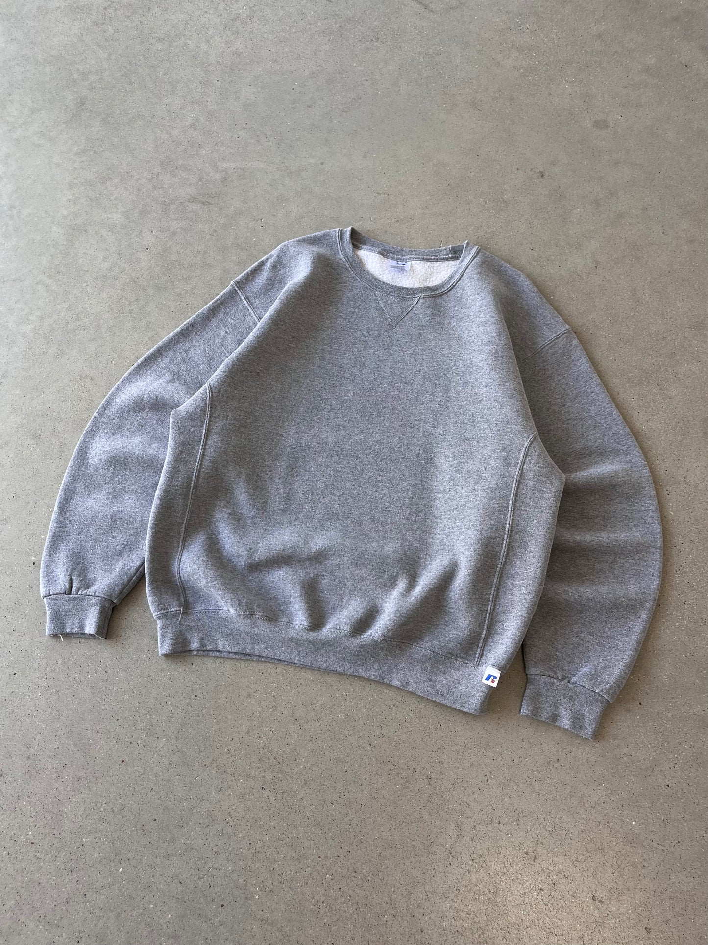 Vintage Heather Gray Russell Athletic Crewneck - L