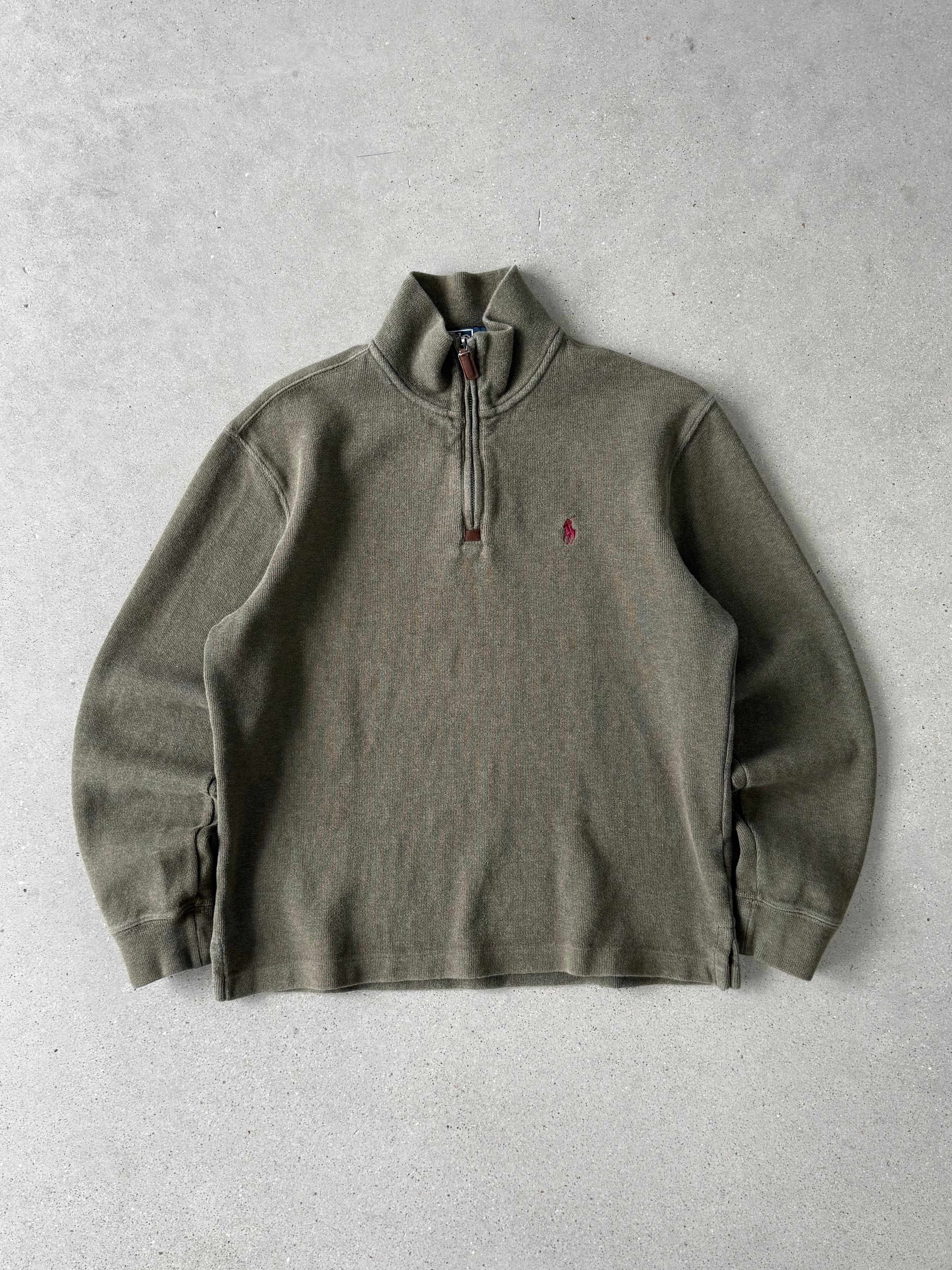 Vintage Polo Ralph Lauren Brown Quarter-zip - S