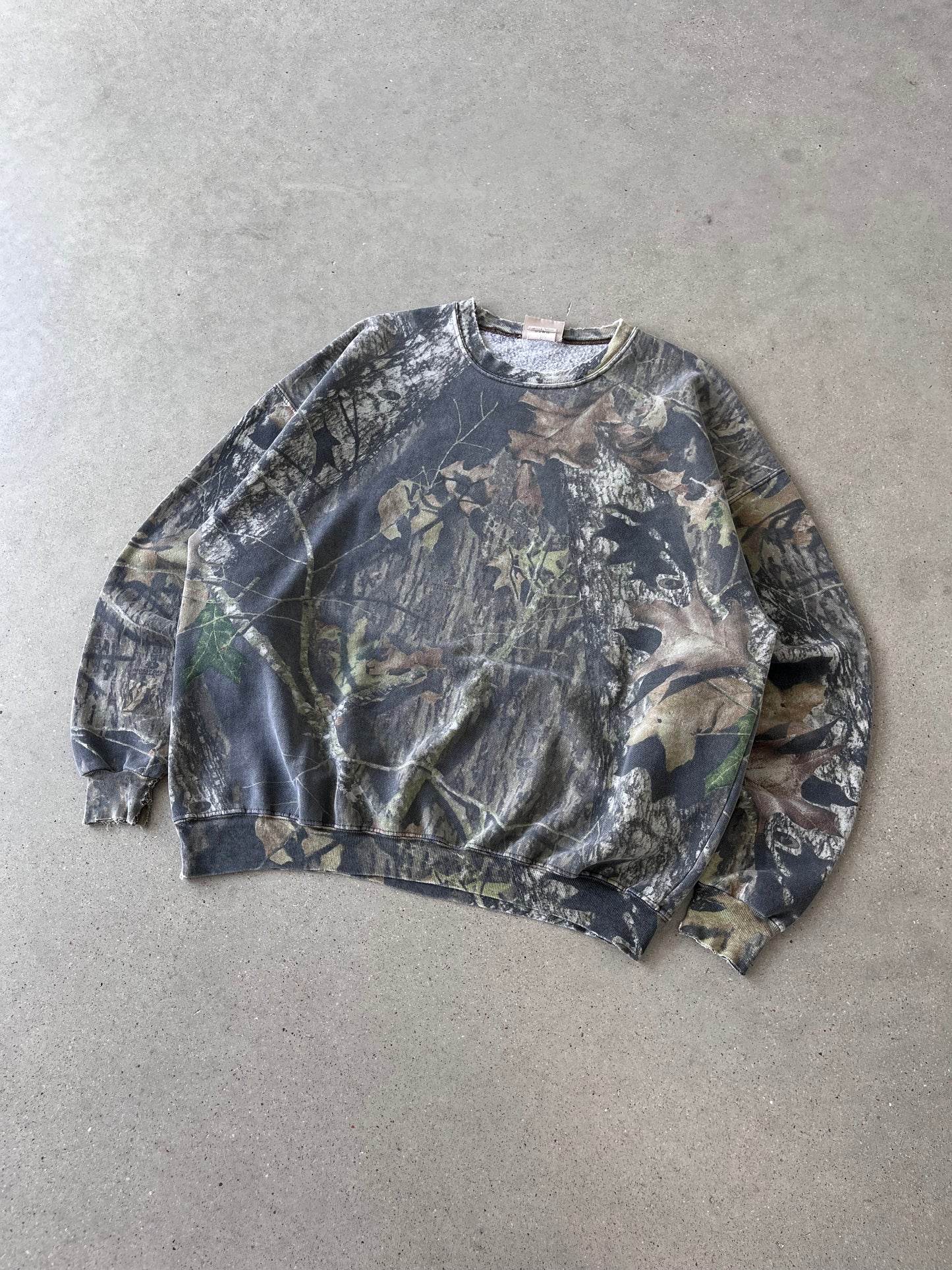 Vintage Mossy Oak Realtree Camo Crewneck - XL