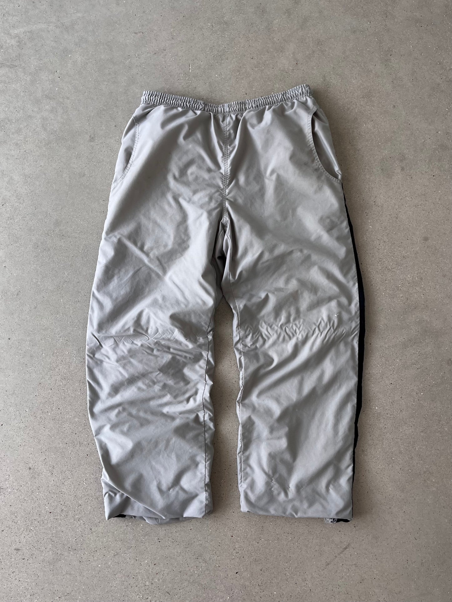 Vintage Nike Black/Gray Trackpants - S