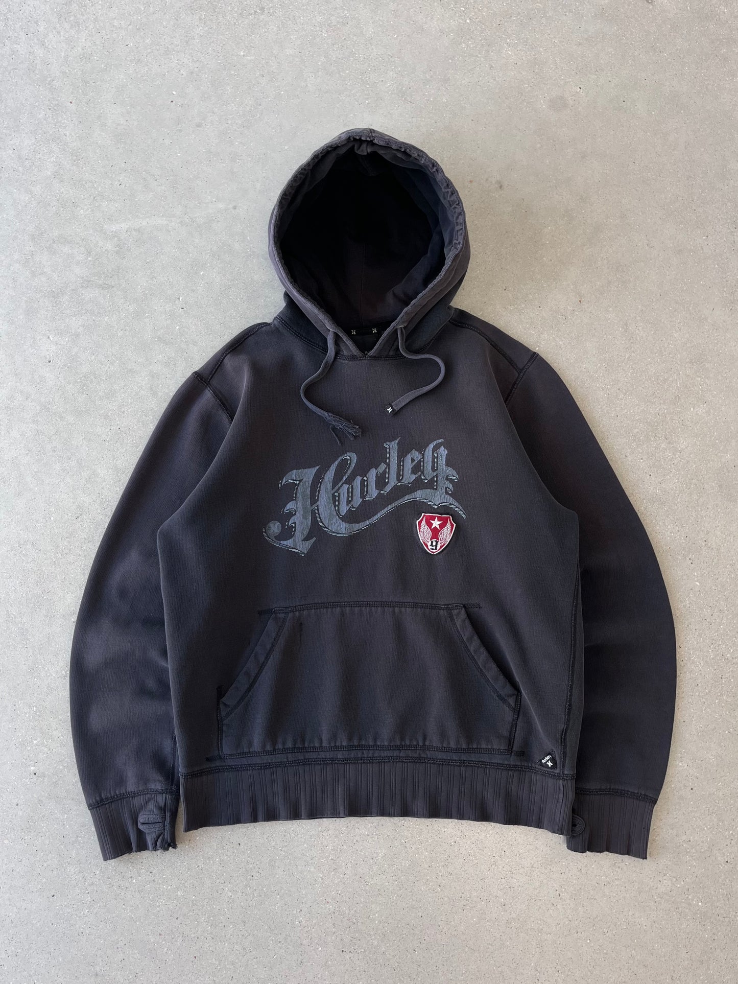 Vintage Y2K Hurley Hoodie - L