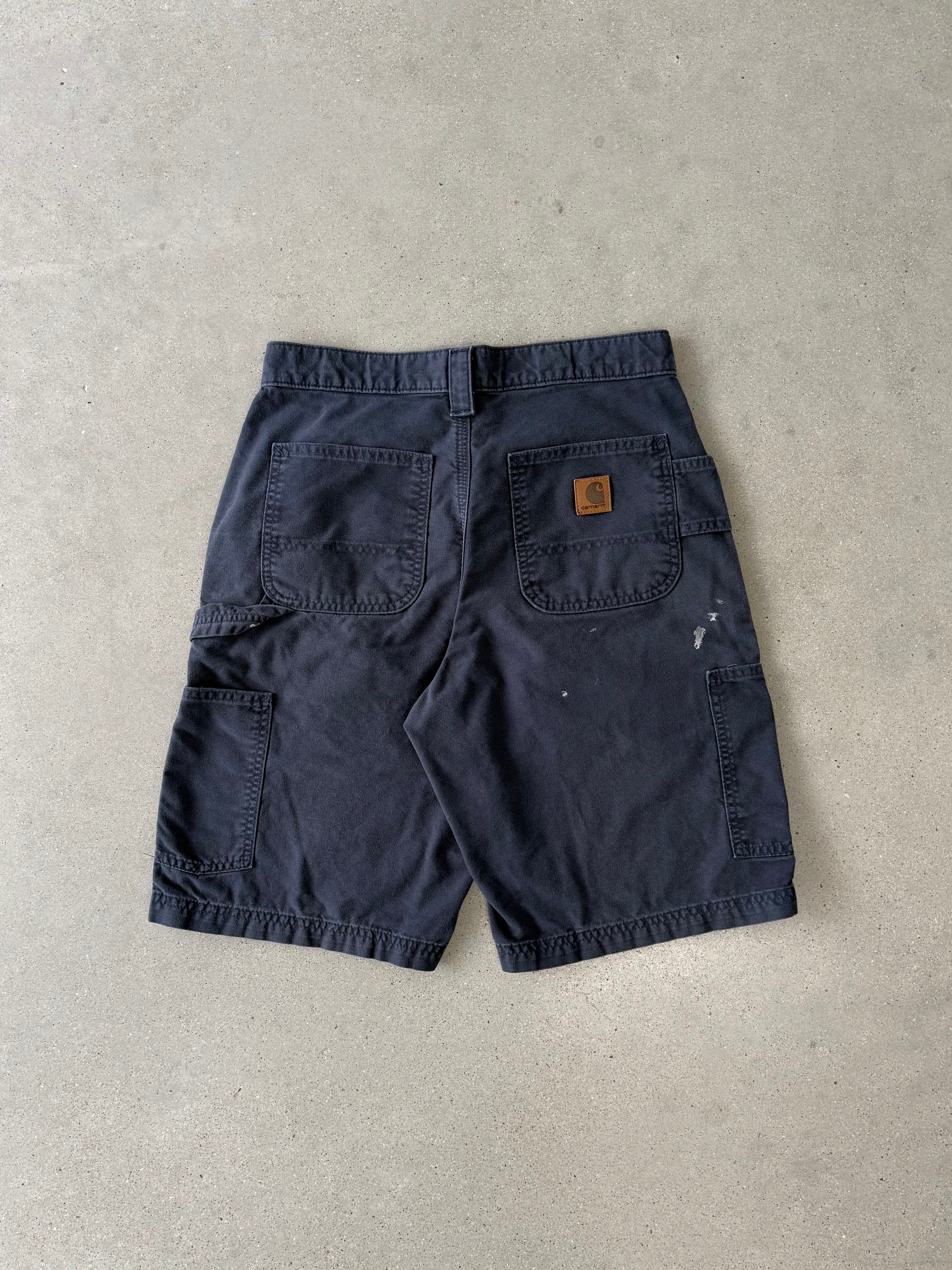 Vintage Carhartt Navy Carpenter Shorts - 30W