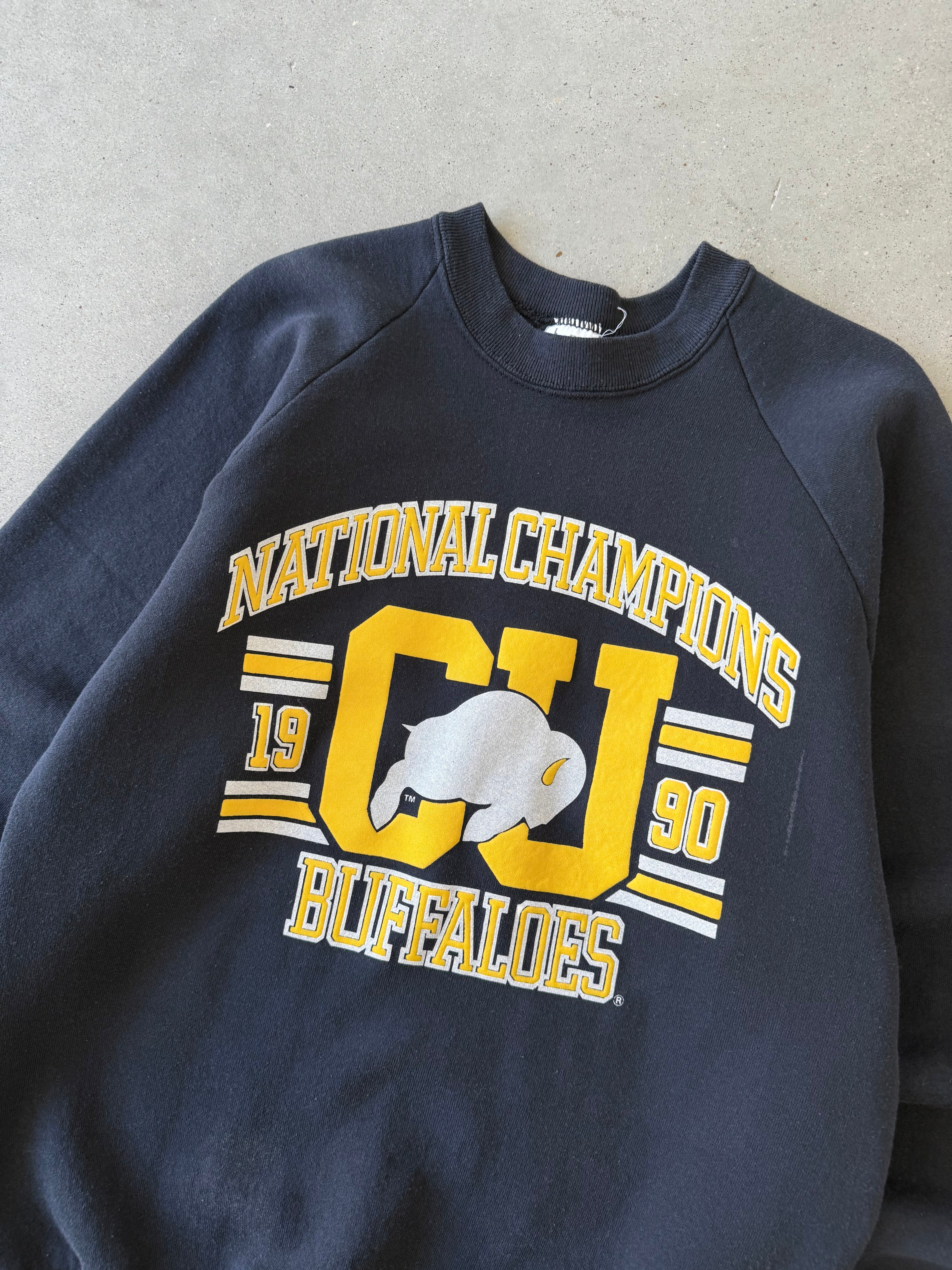 Vintage 1990 Colorado Buffaloes Crewneck - M