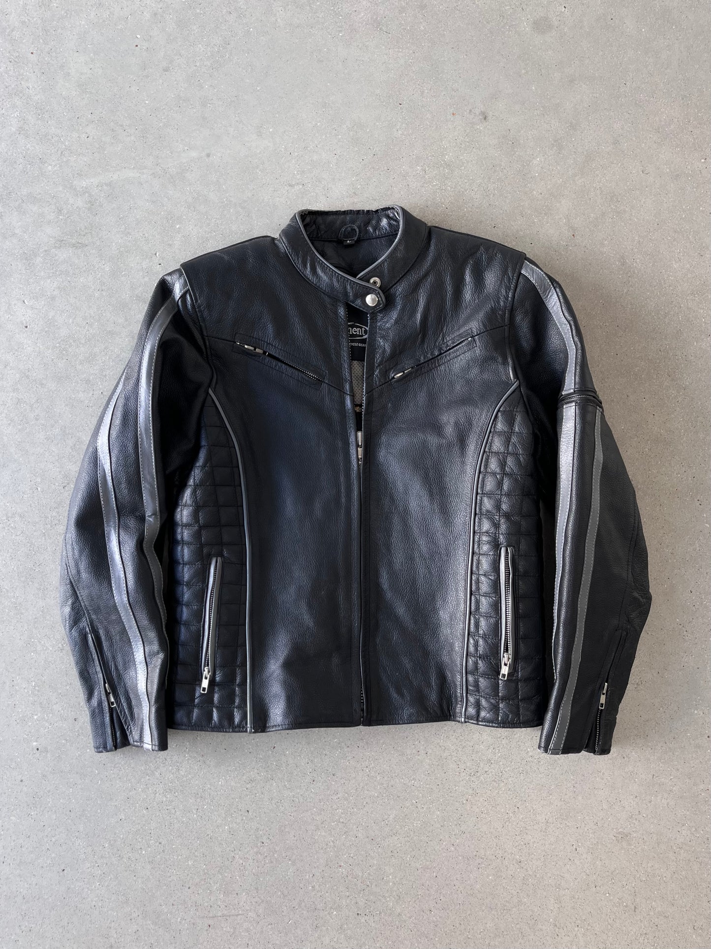 Vintage Xelement Leather Biker Jacket  - L