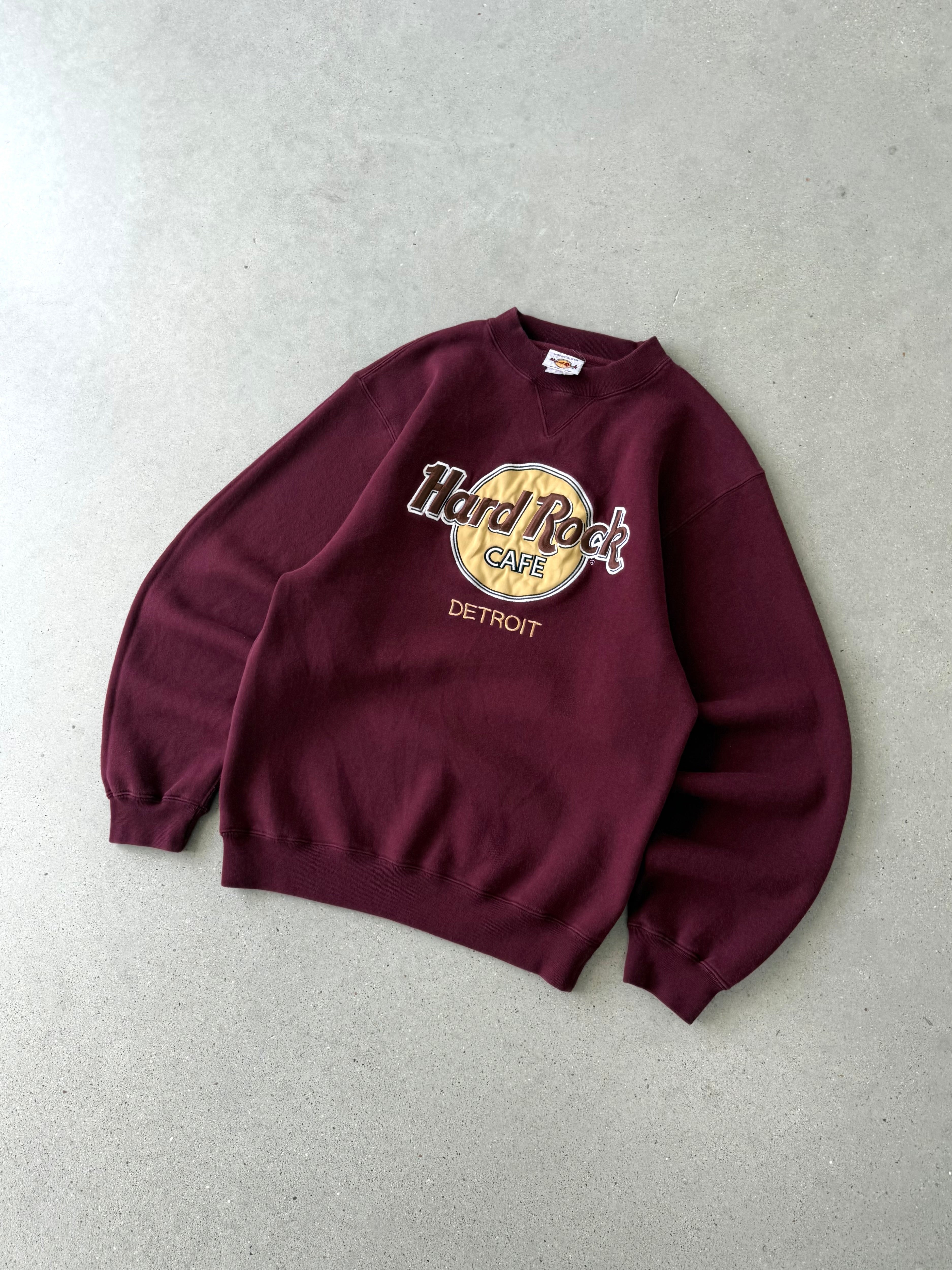 Vintage Hard Rock Cafe Detroit Crewneck - S