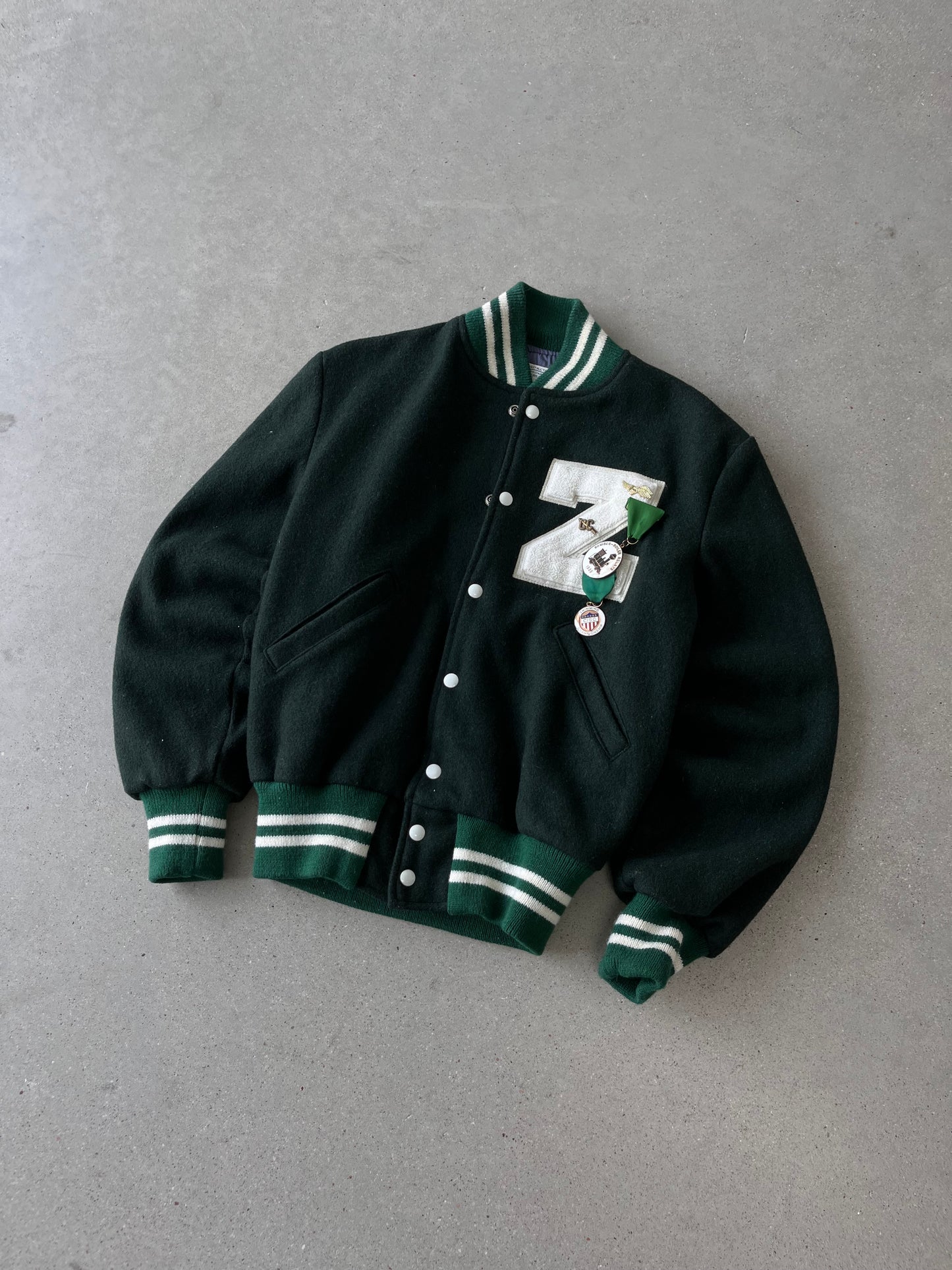 Vintage 1998 Letterman w/Metals Jacket - M