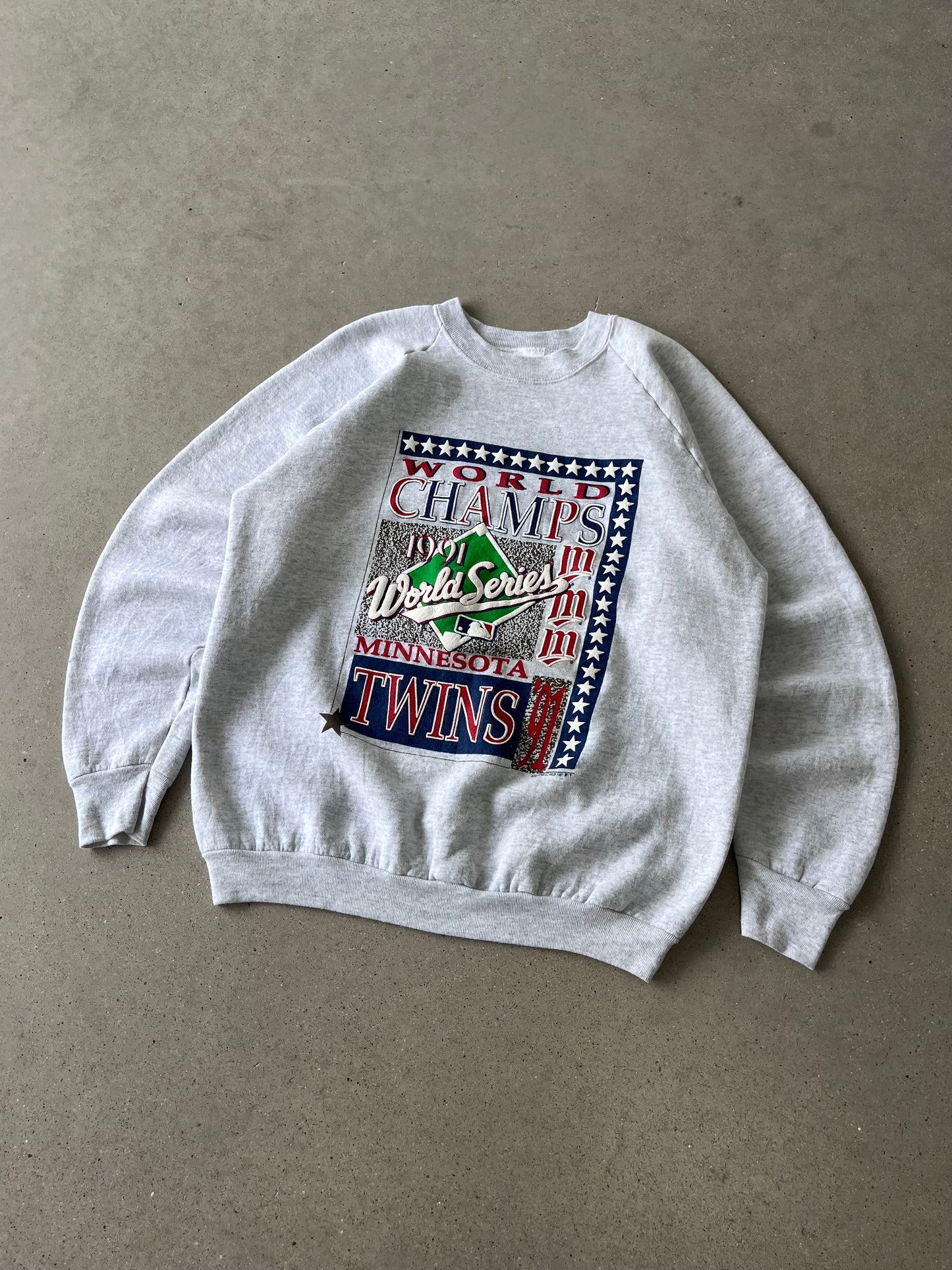 Vintage 1991 Minnesota World Series Champs Crewneck - XL