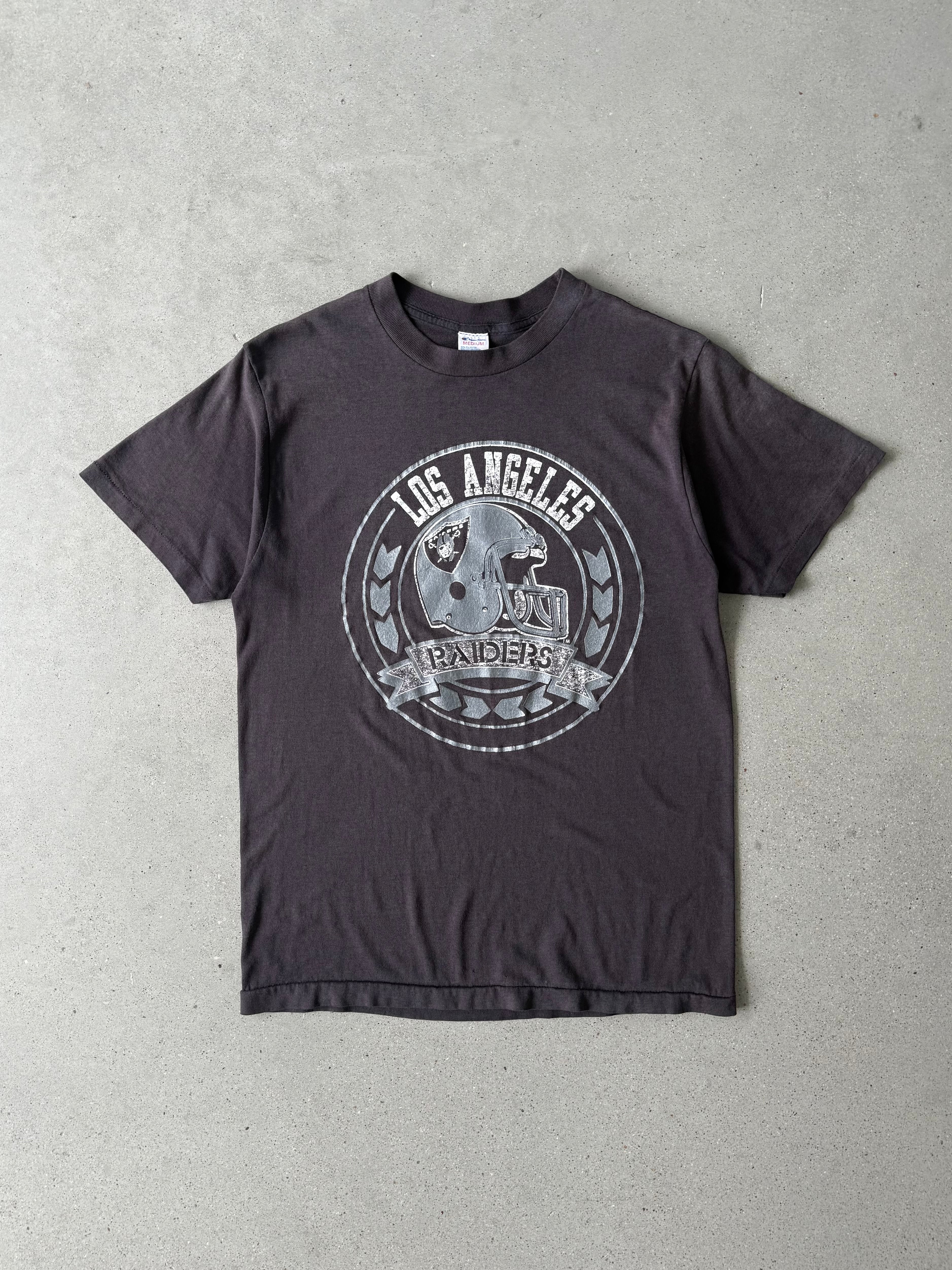Vintage 1980s Champion Oakland Raiders Paper-thin Tee - M