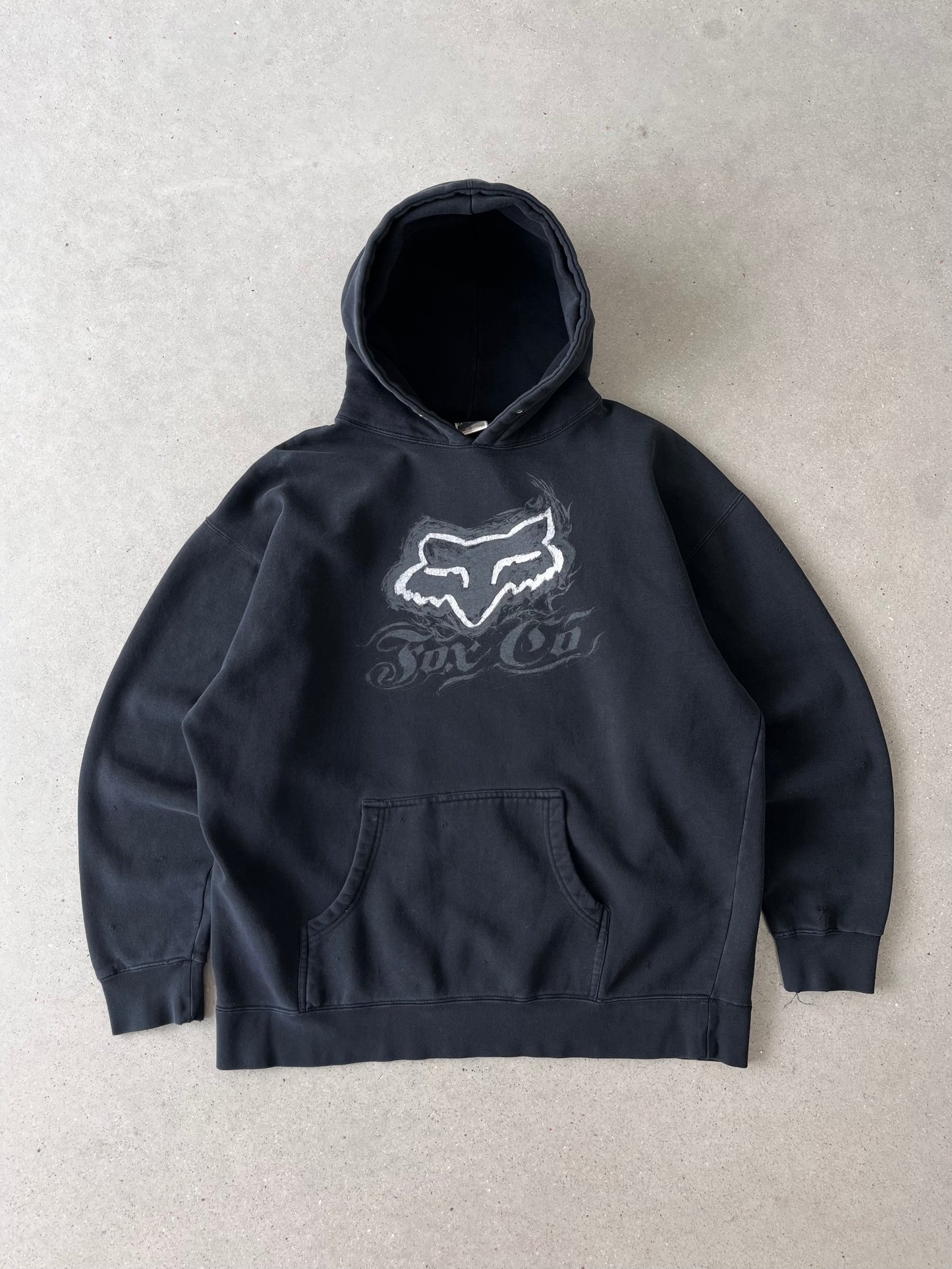 Vintage Y2K FOX Racing Hoodie - XL