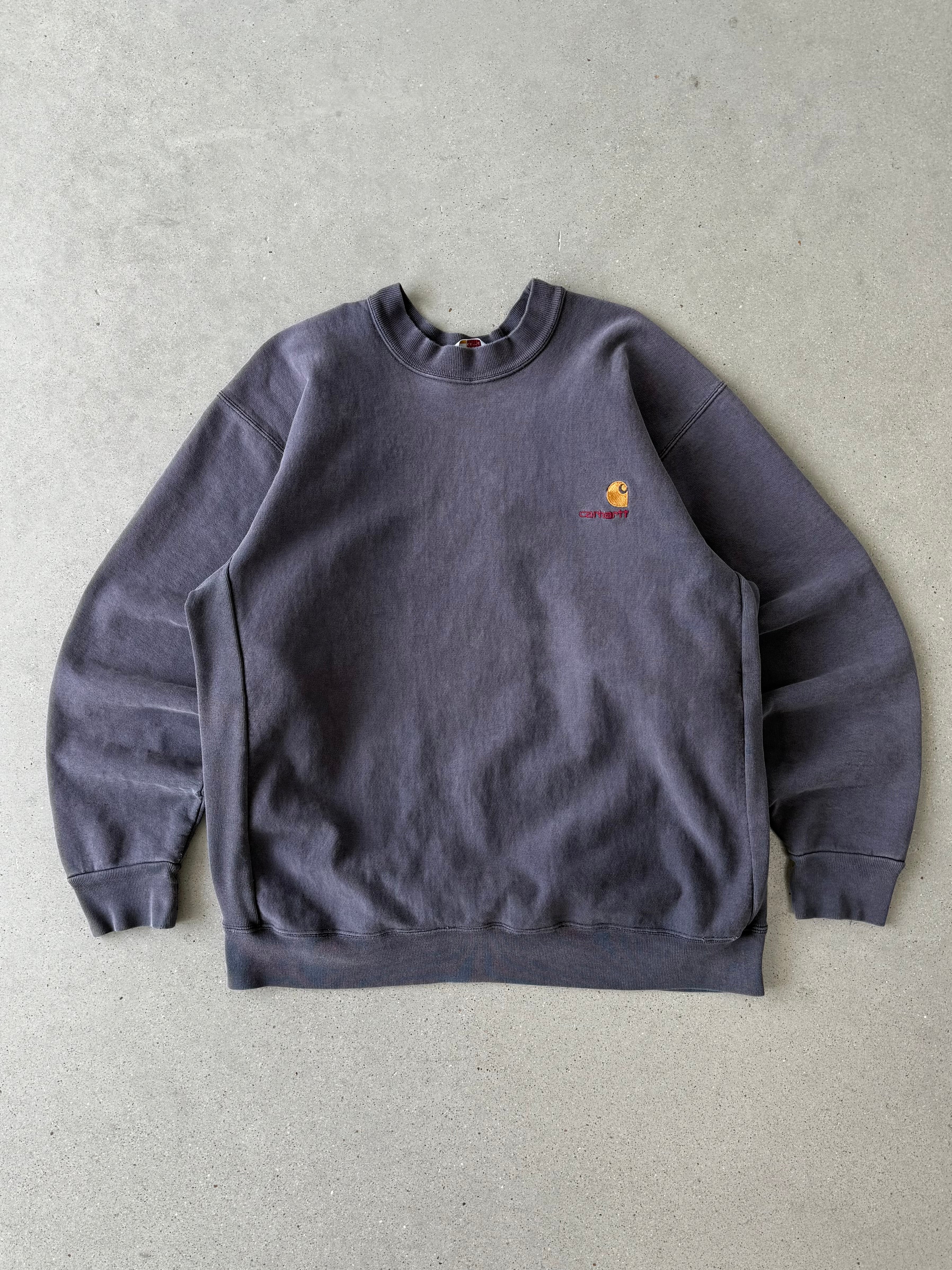 Vintage Carhartt Rugged Wear Purple Crewneck - XL