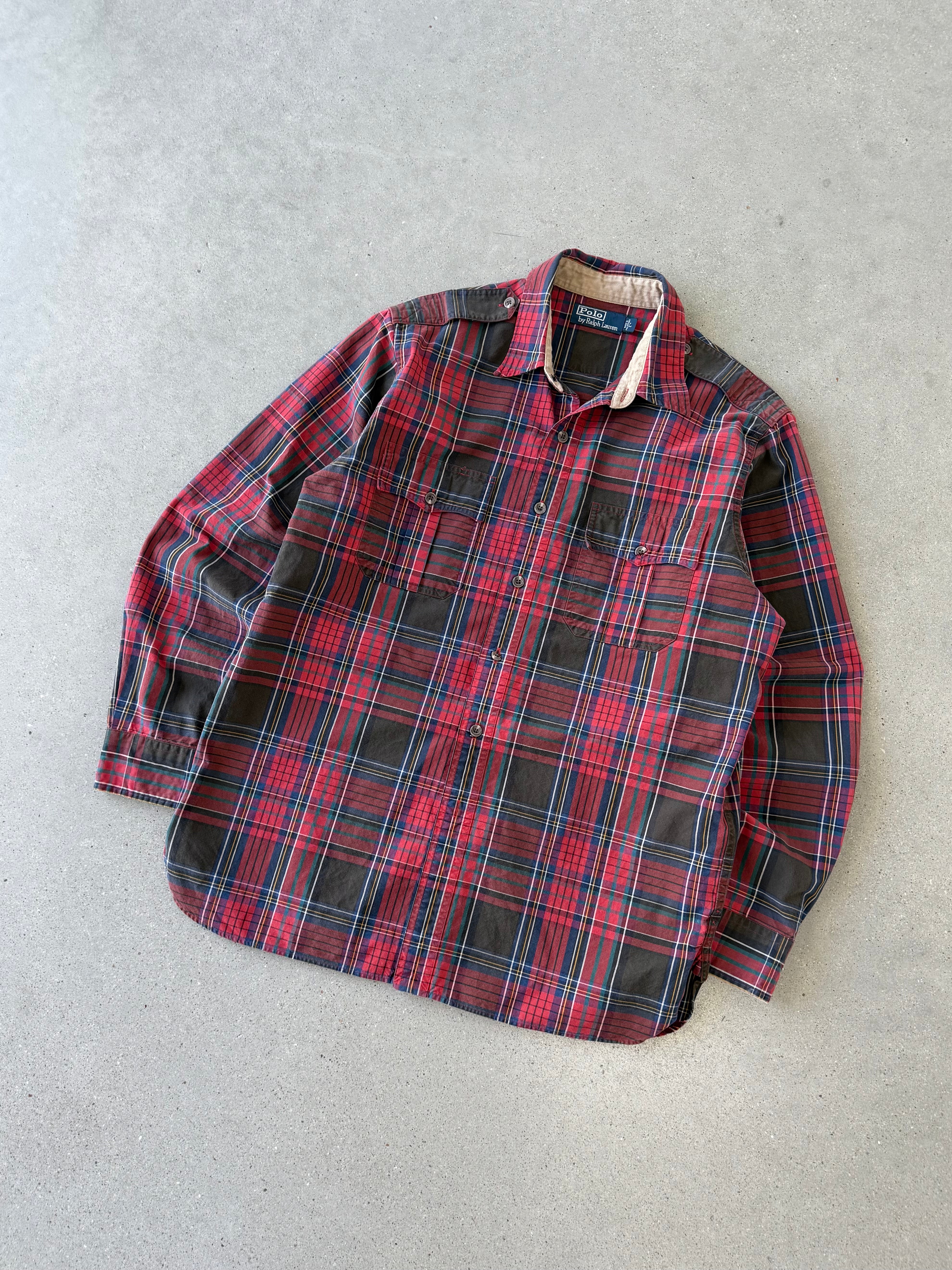 Vintage Polo Ralph Lauren Plaid Button-up Long Sleeve - L