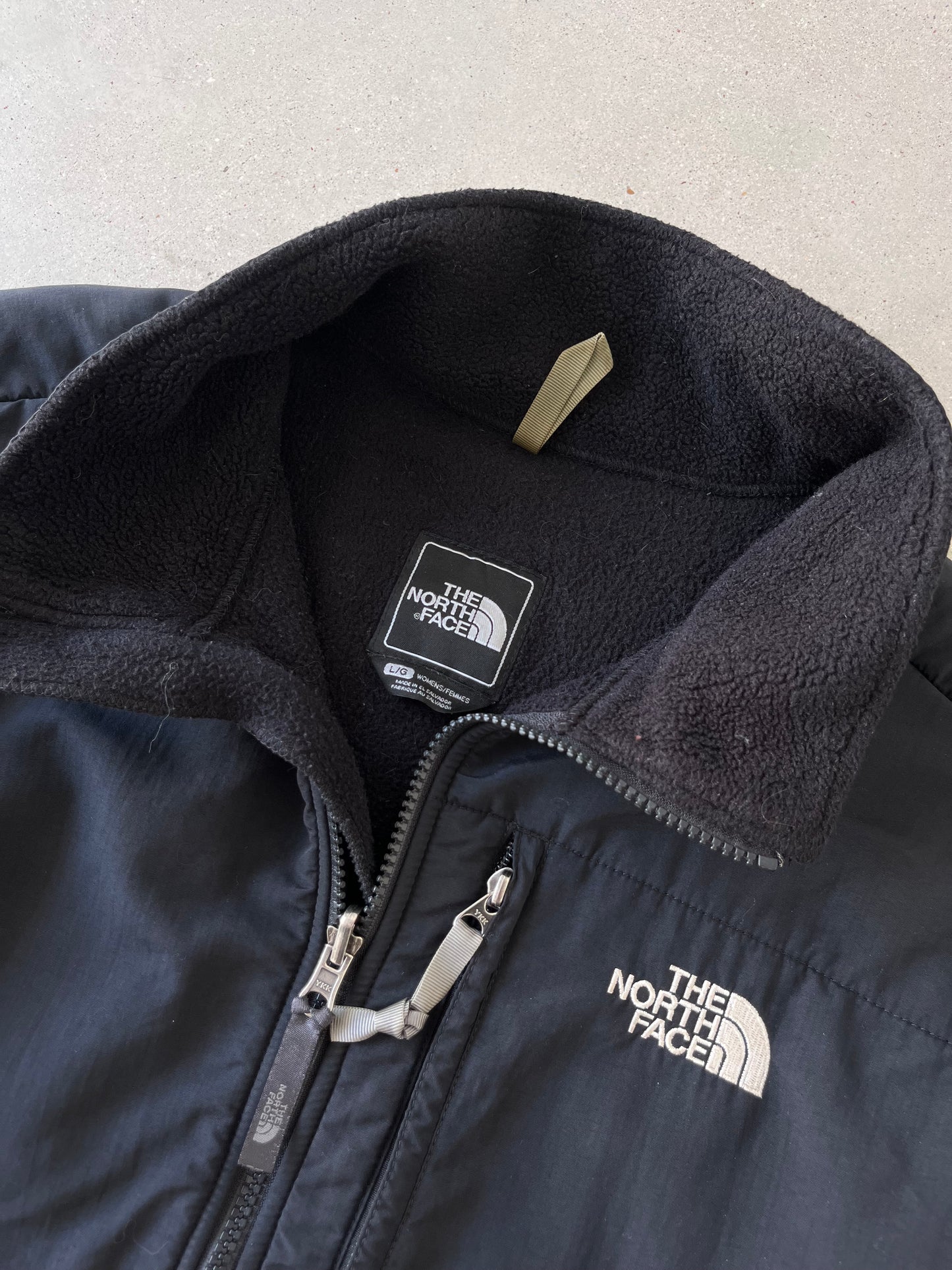 Vintage The North Face Women's Black Denali Jacket - L