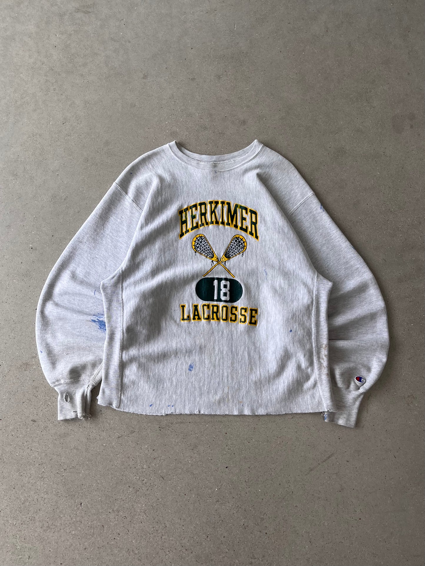 Vintage 'Herkimer Lacrosse' Painter's Champions Reverse Weave - XXL