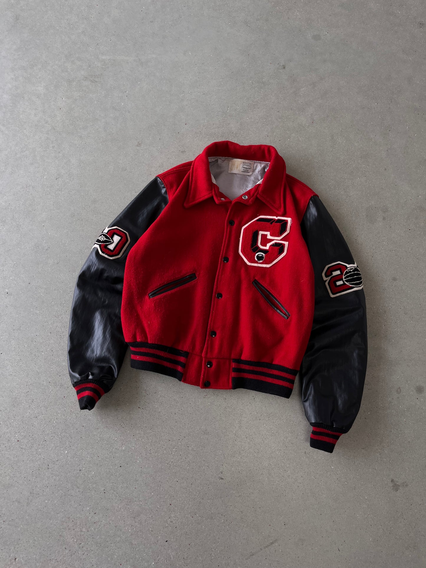 Vintage 80s Letterman Jacket - M