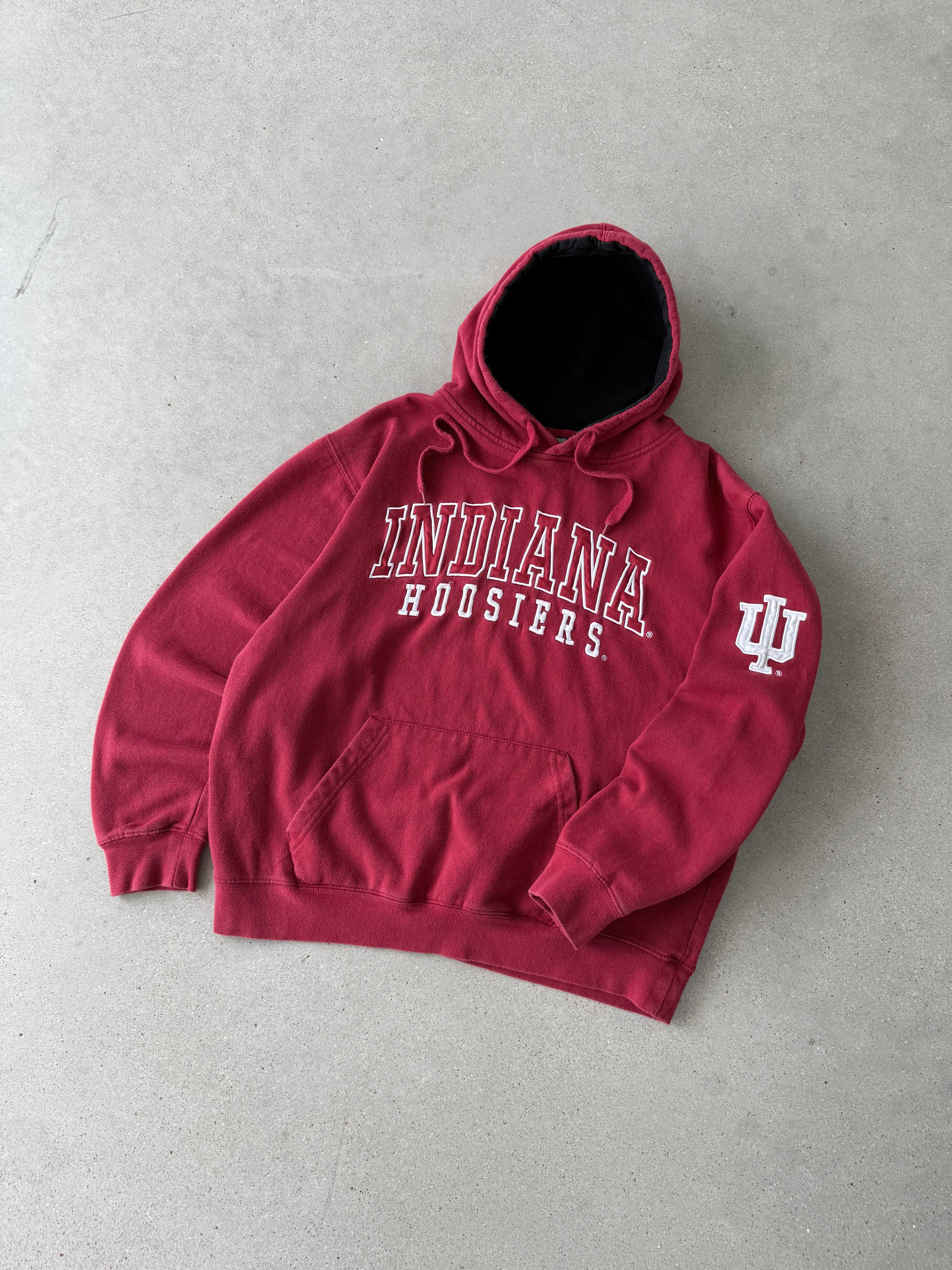 Vintage Indiana Hoosiers Hoodie - L