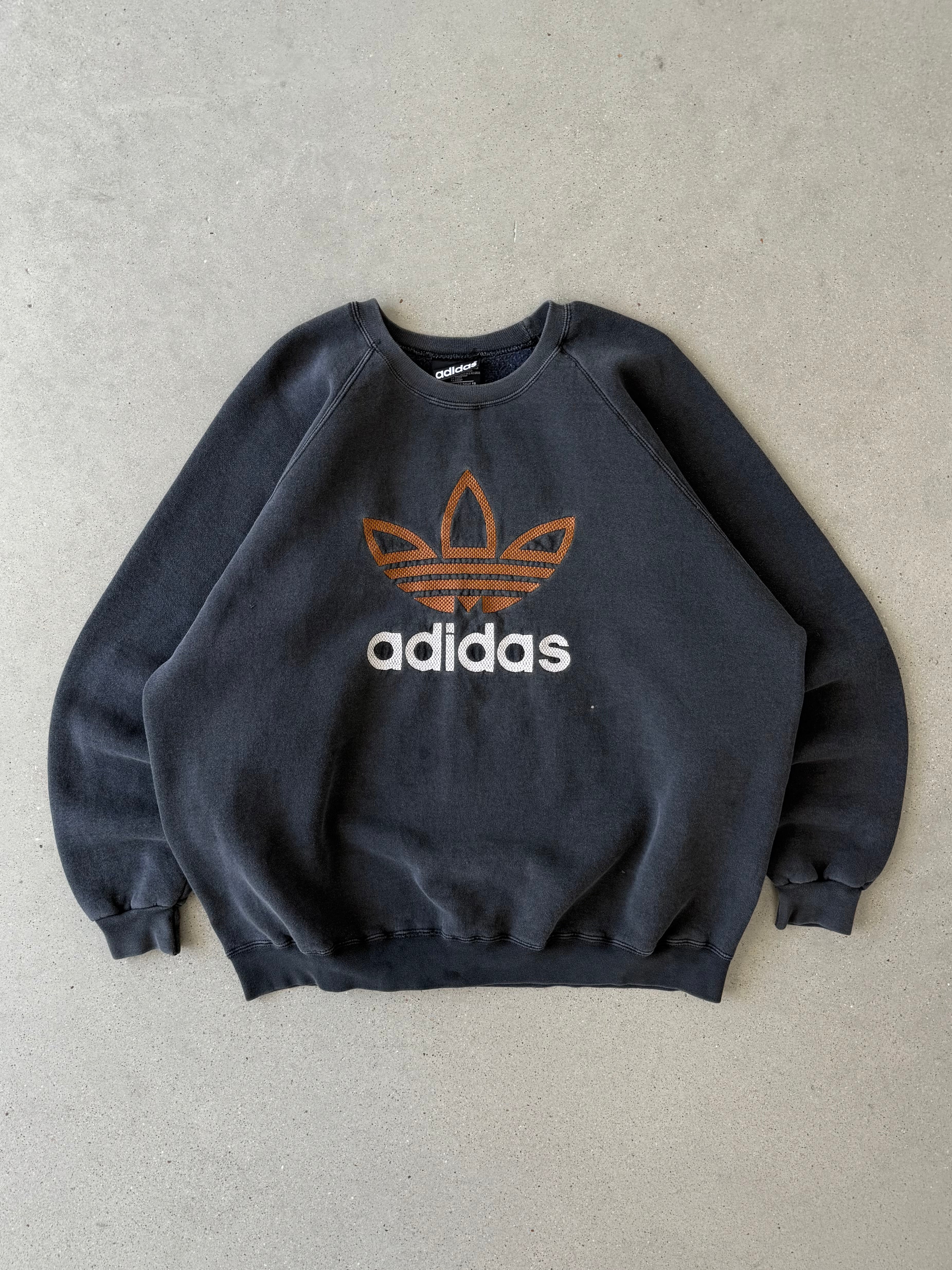 Vintage Adidas Embroidered Crewneck - XL