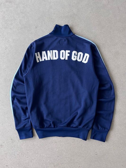 Vintage Adidas 'Hand of God' Diego Maradona Argentina Track Jacket - S