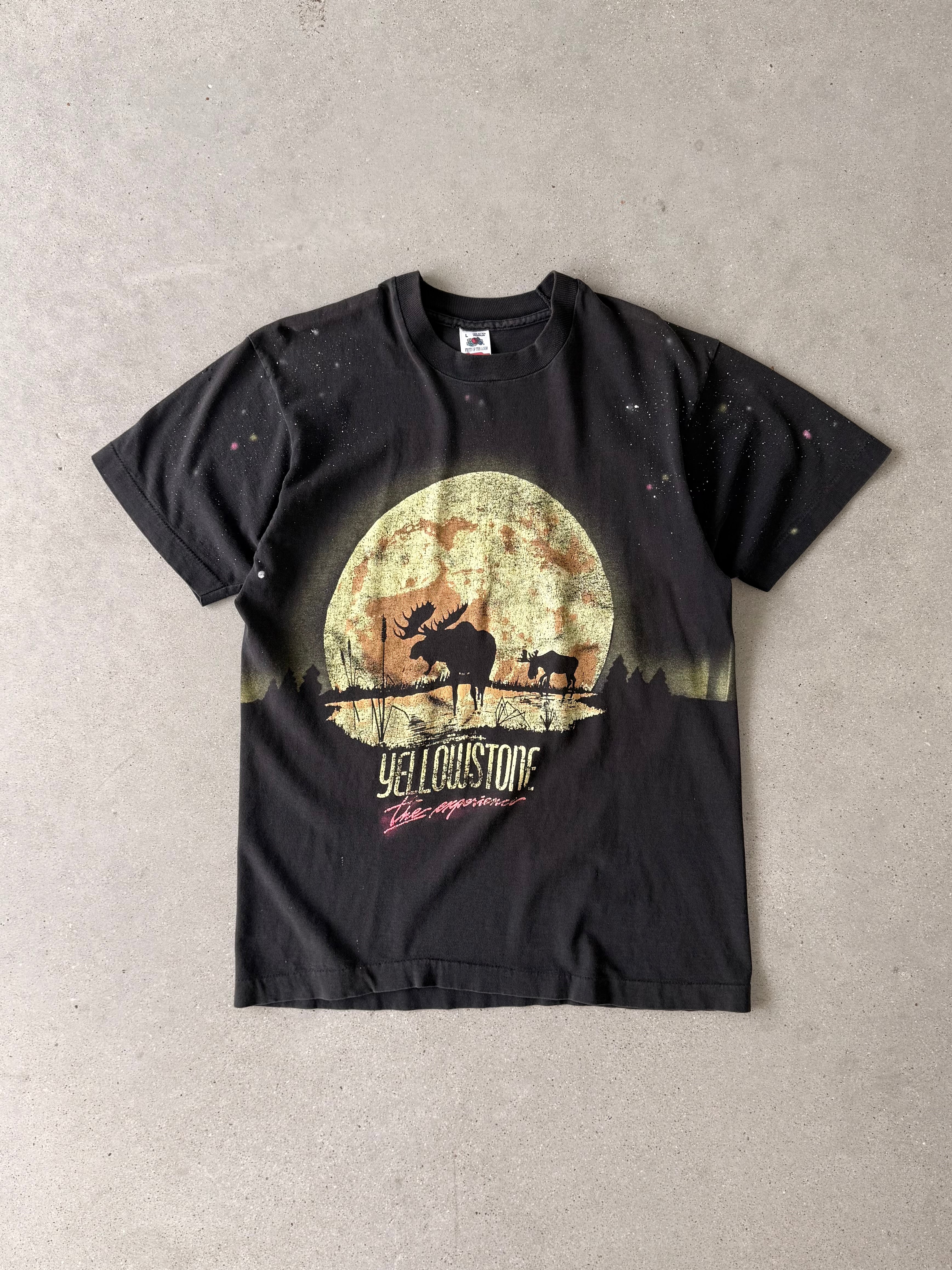 Vintage 1990s Yellowstone Stary Night Tee - L