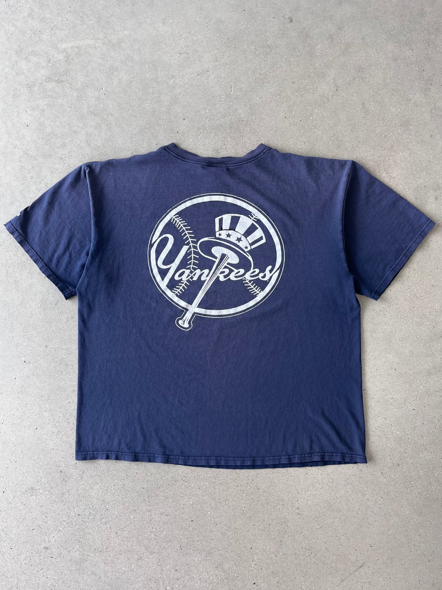 Vintage Adidas Yankees Distressed Tee - XL