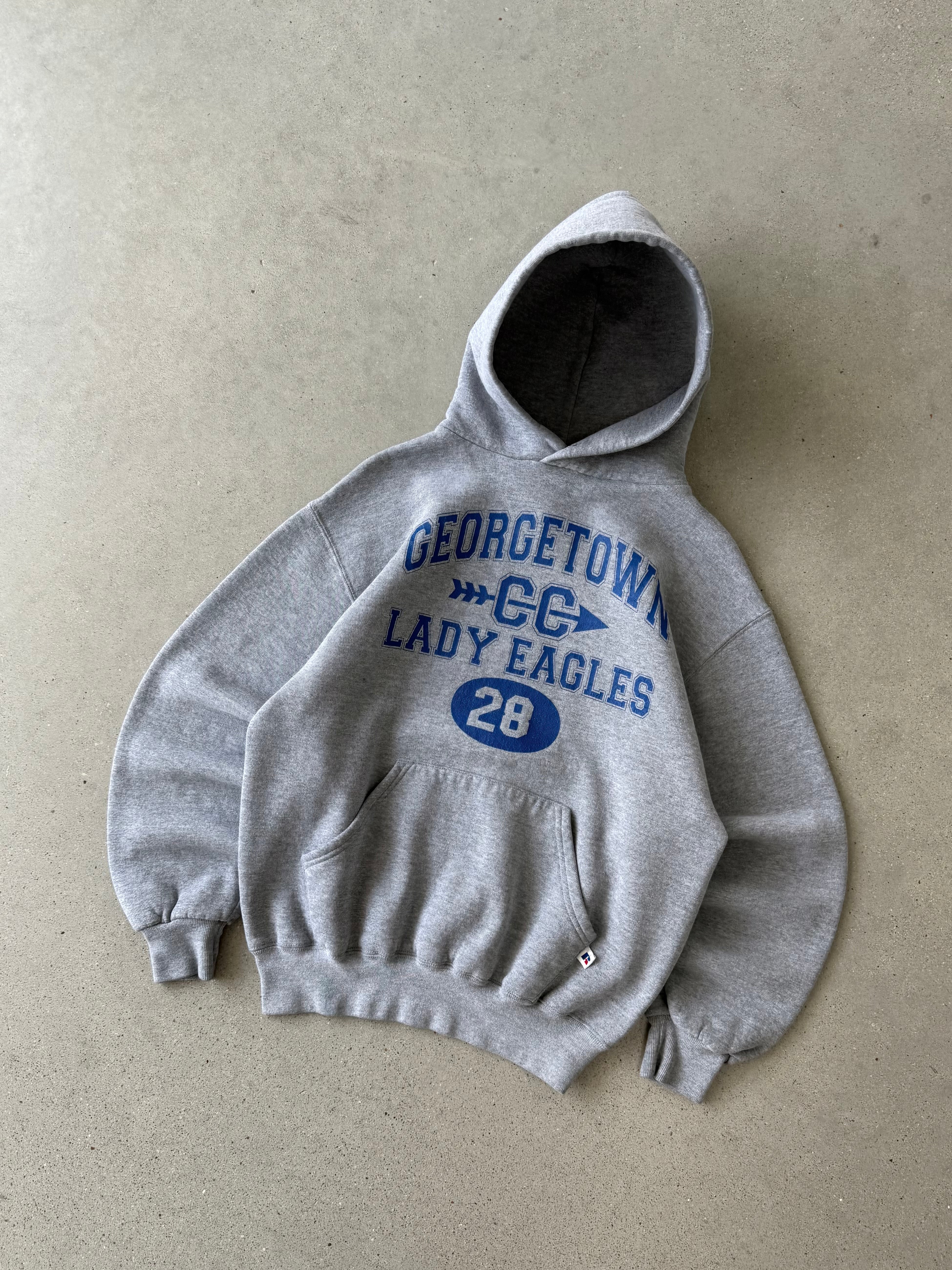 Vintage Georgetown Lady Eagles Russell Athletic Hoodie - M