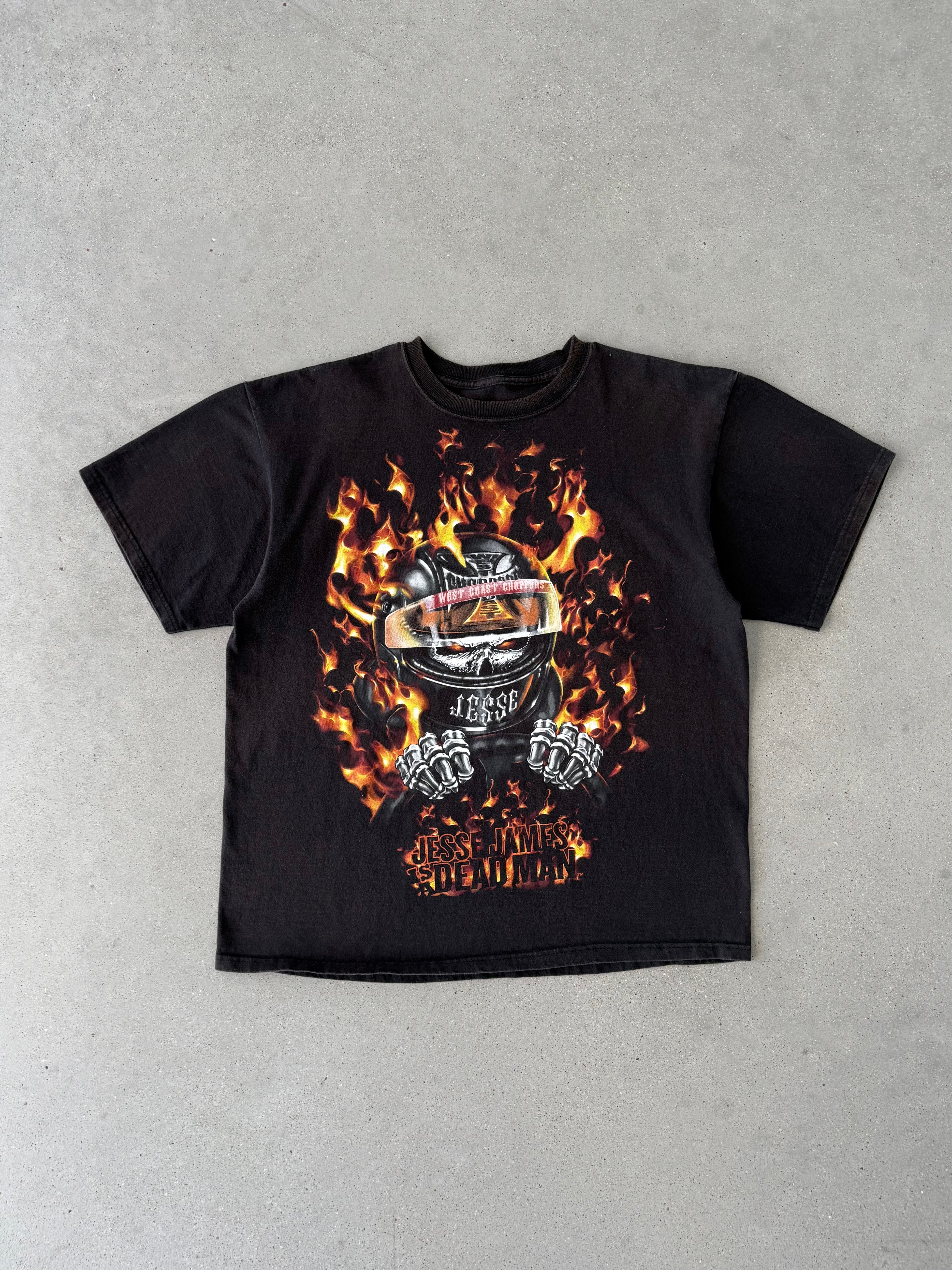 Vintage West Coast Choppers 'Jesse James is a Dead Man' Tee - XL