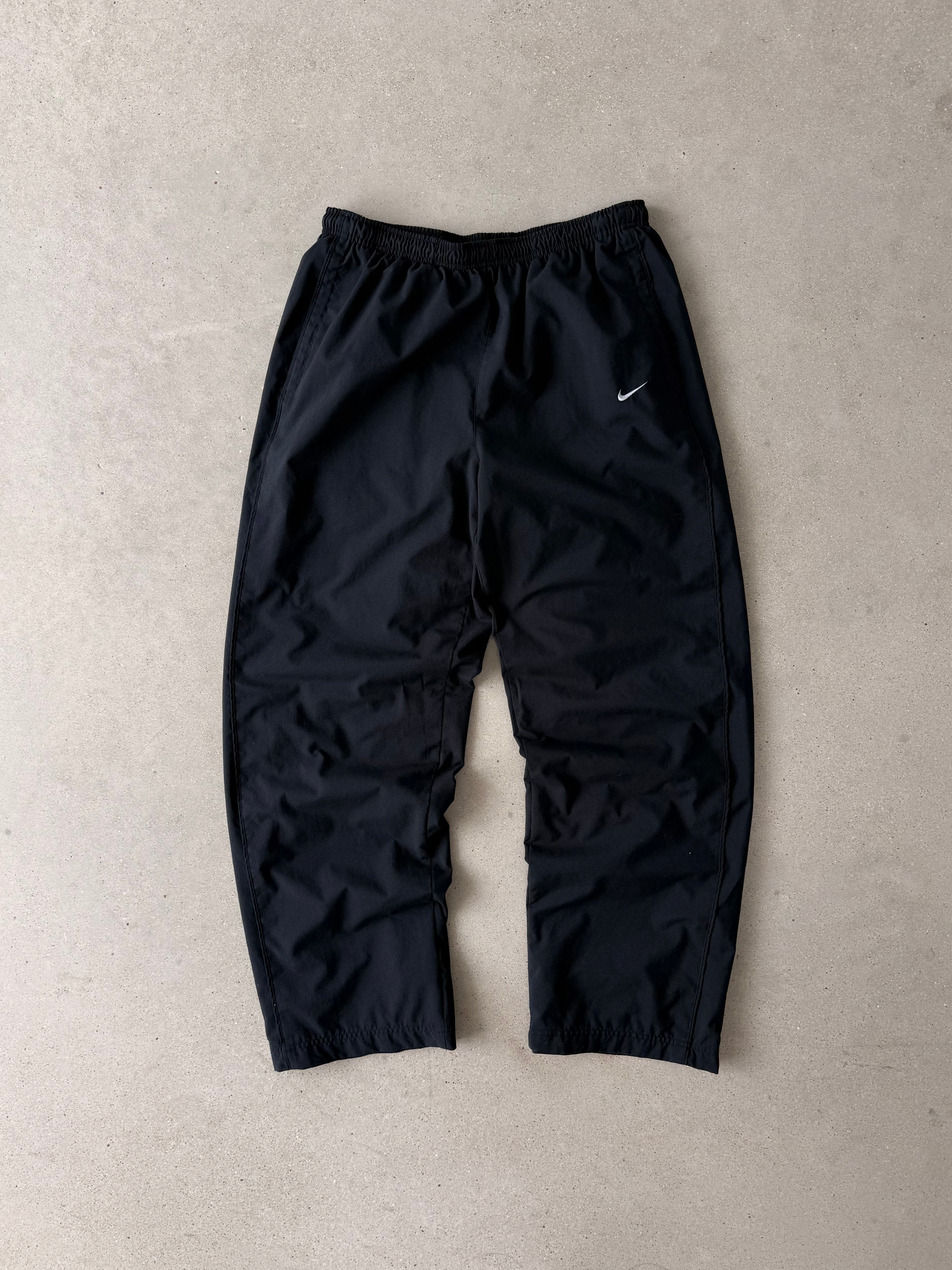 Vintage Nike Mini Swoosh Black Track Pants - L