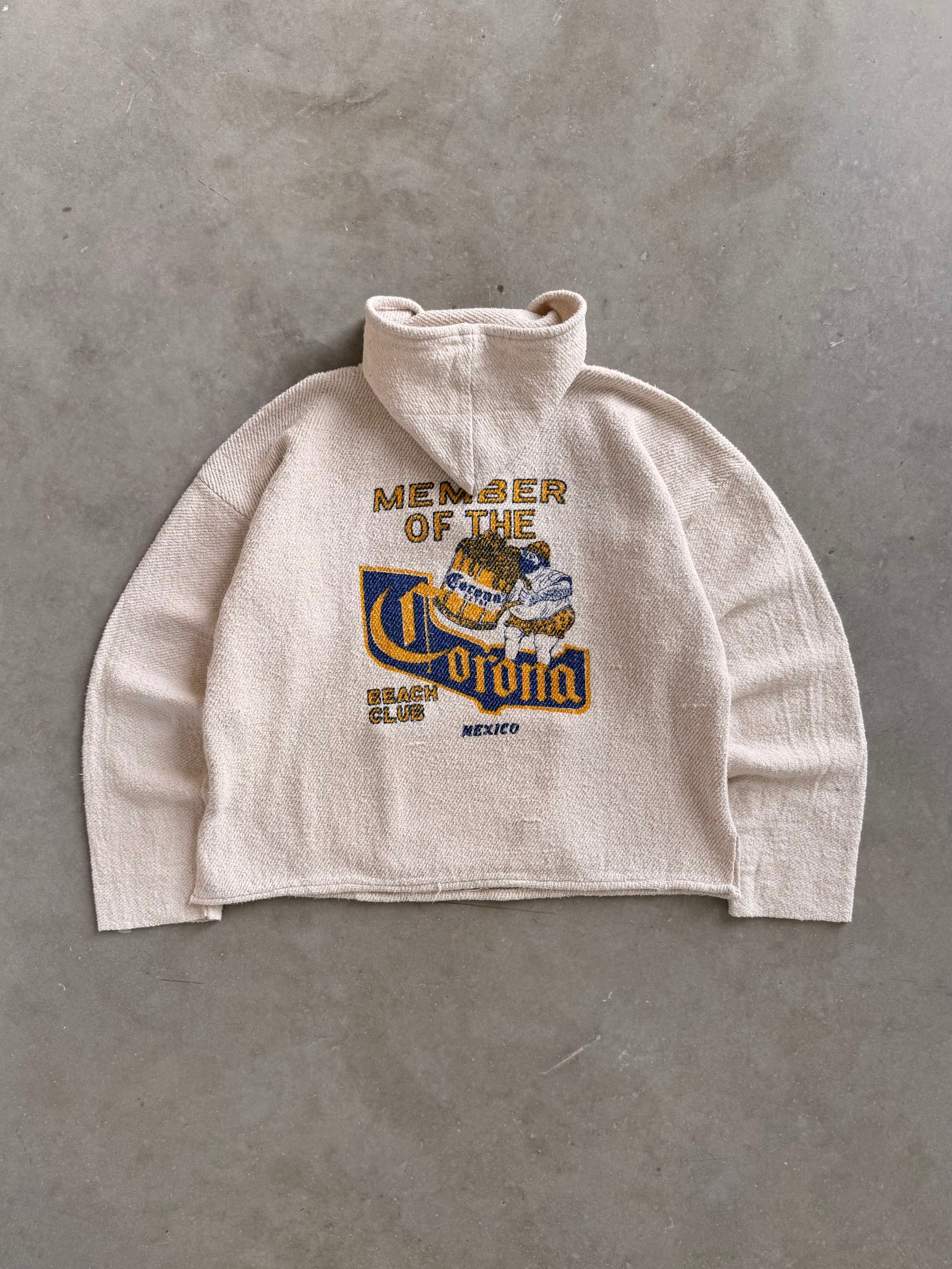 Vintage Corona Beach Club Baja Hoodie - XL