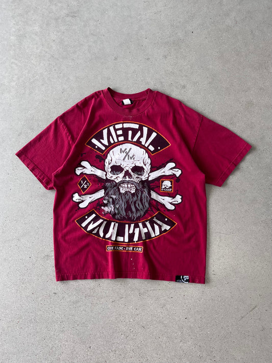 Vintage Y2K Metal Mulisha Tee - XL