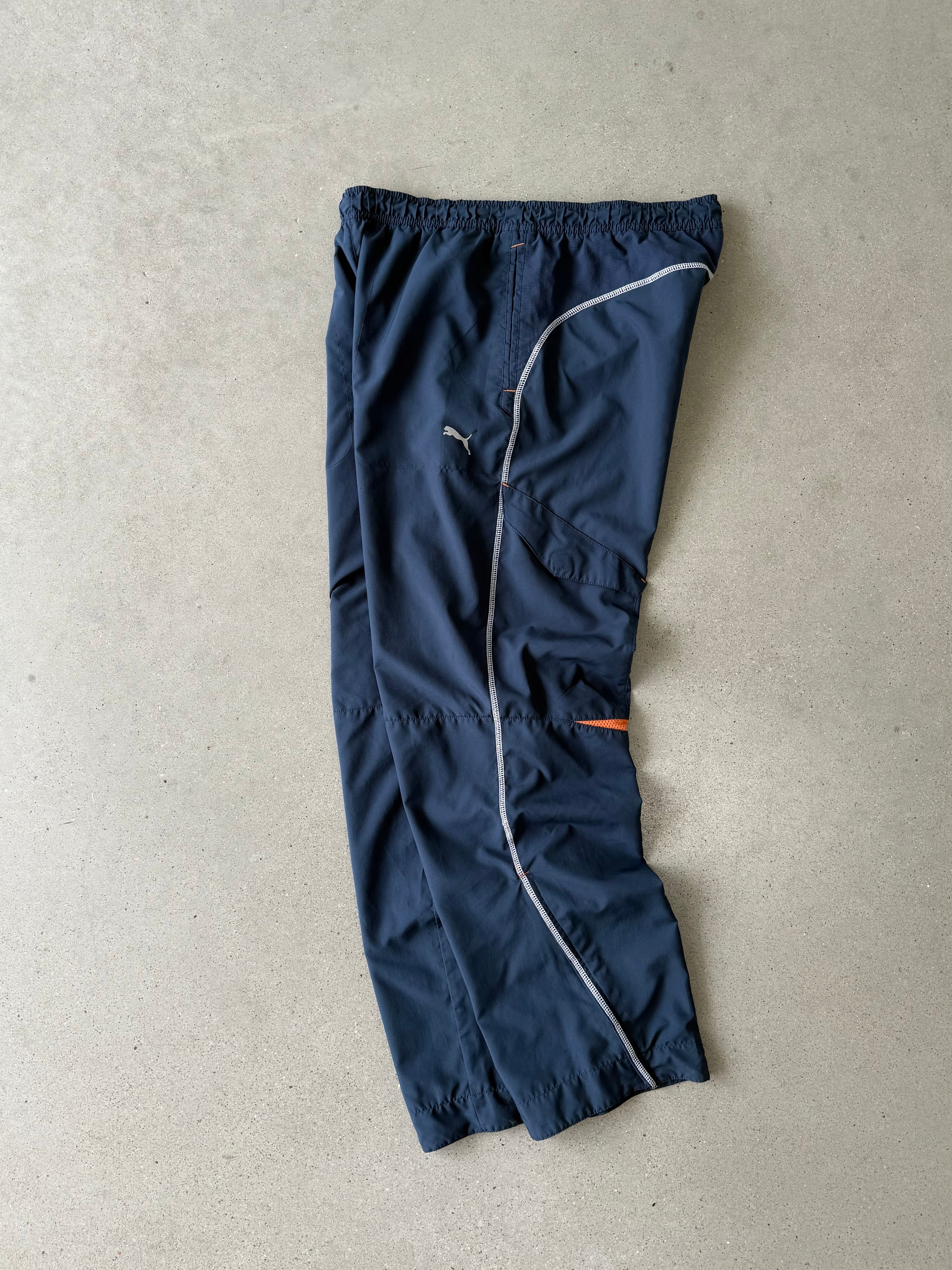 Vintage Puma Navy Track Pants - L