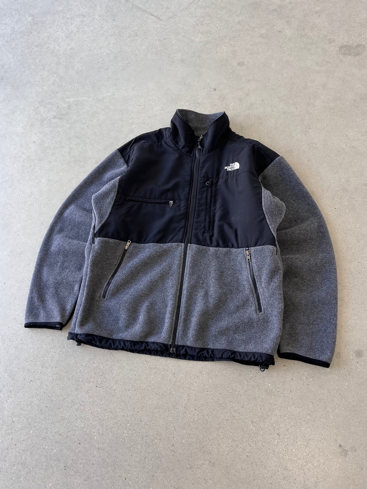 Vintage The North Face Gray/Black Denali Jacket - L