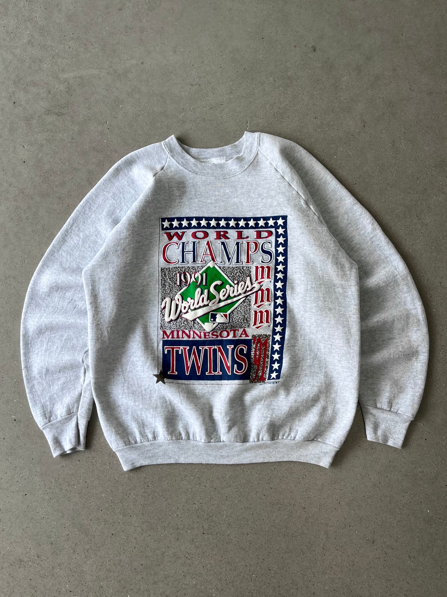 Vintage 1991 Minnesota World Series Champs Crewneck - XL