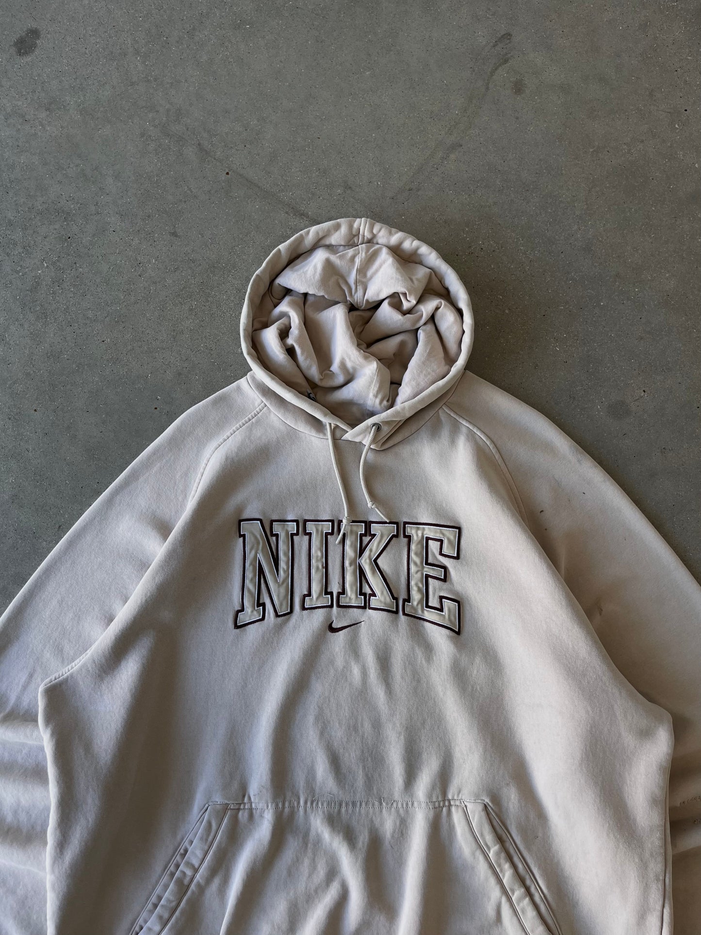 Vintage Nike Spellout Hoodie - XXL