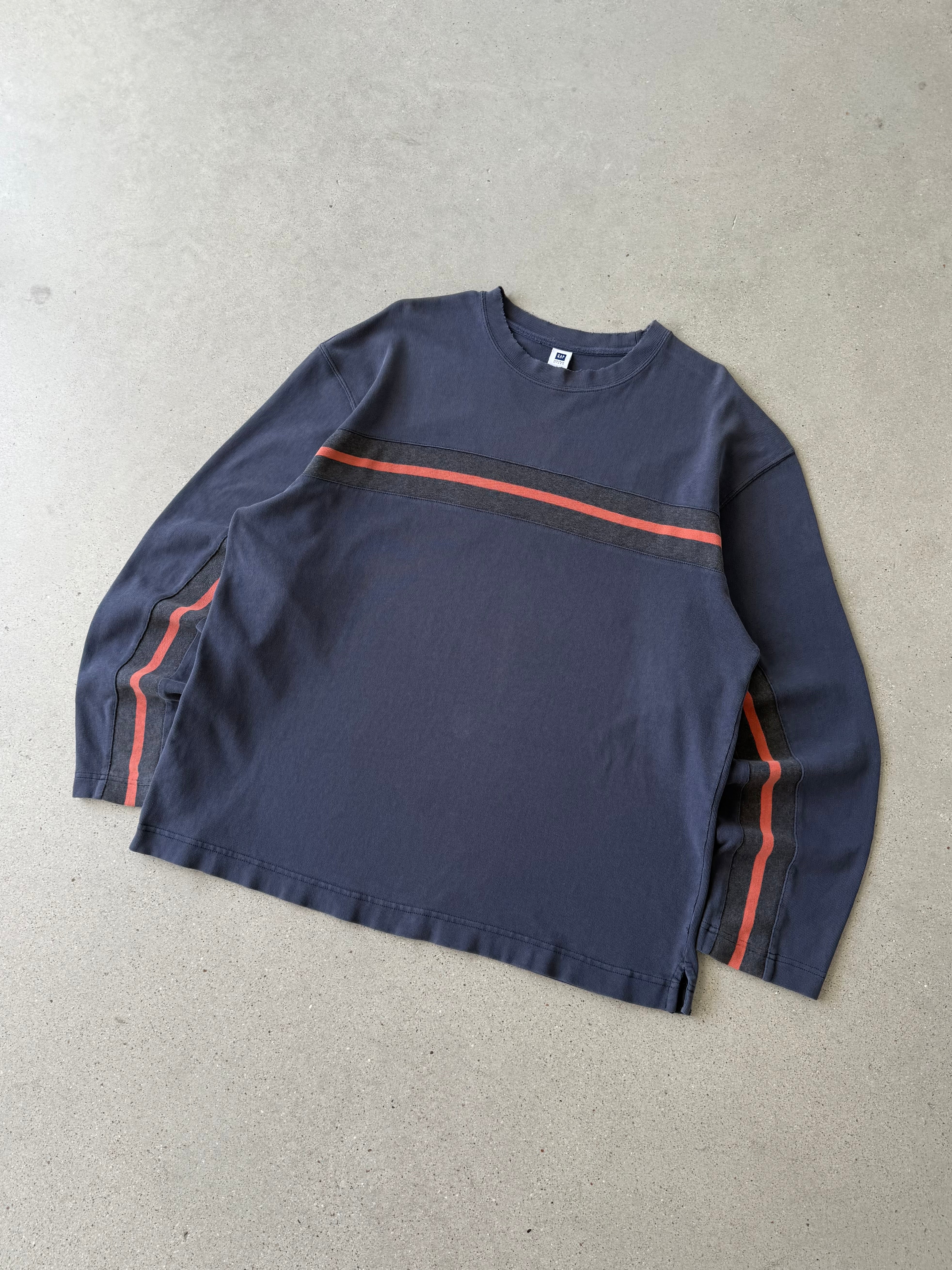 Vintage GAP Striped Navy Sweater - L