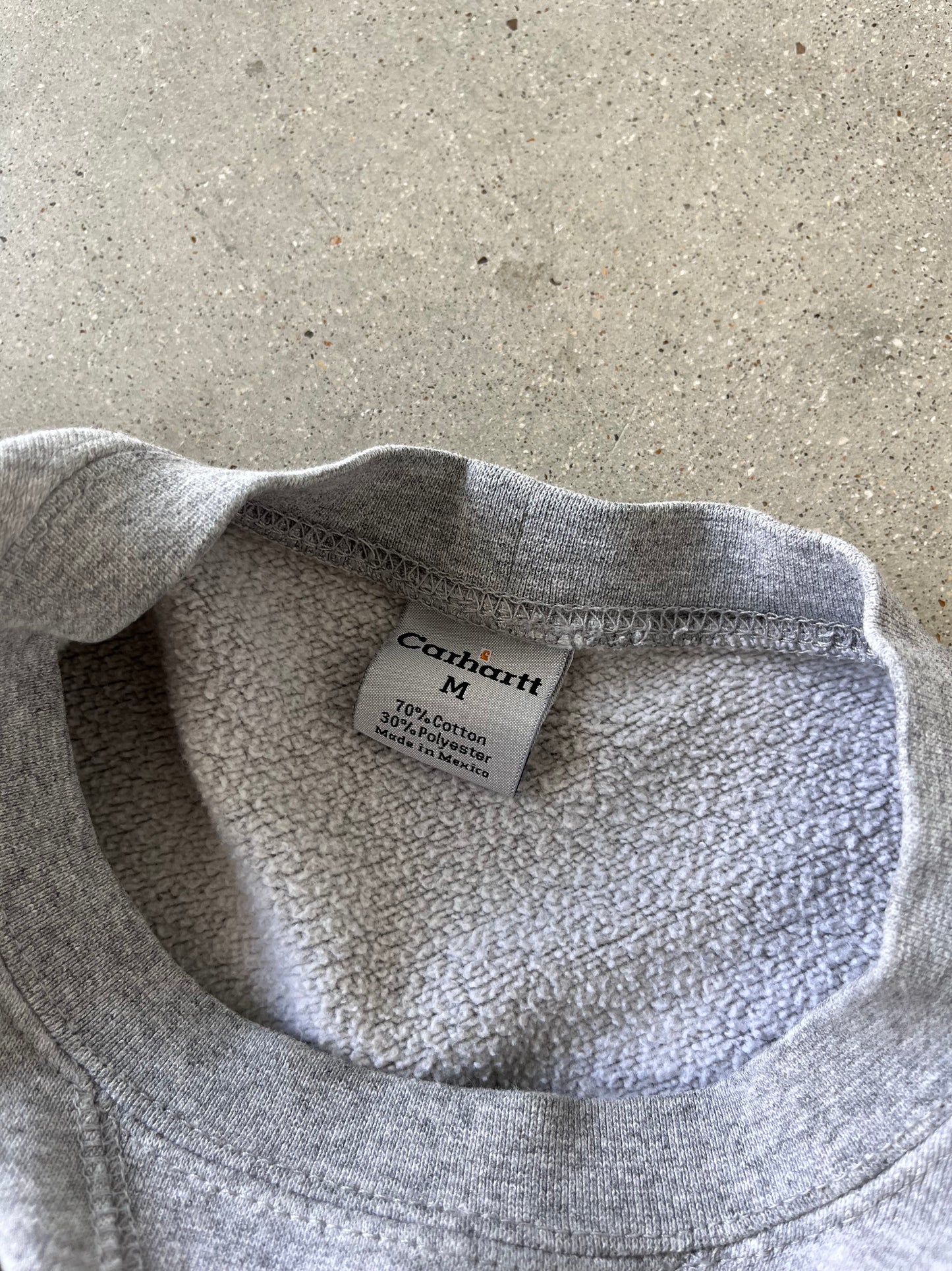 Vintage Carhartt Heather Gray Crewneck - M