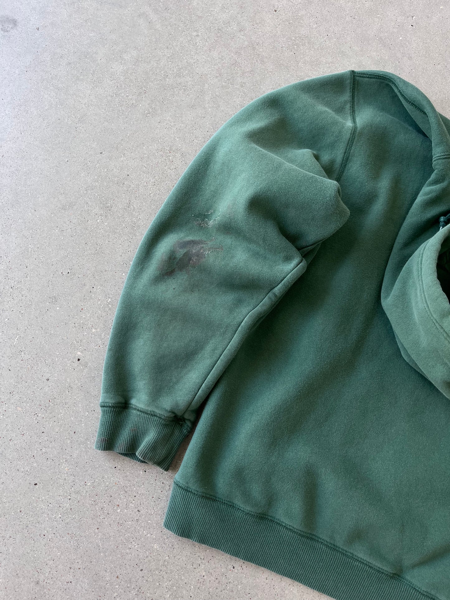 Vintage 2000s Nike Tonal Green Hoodie - L