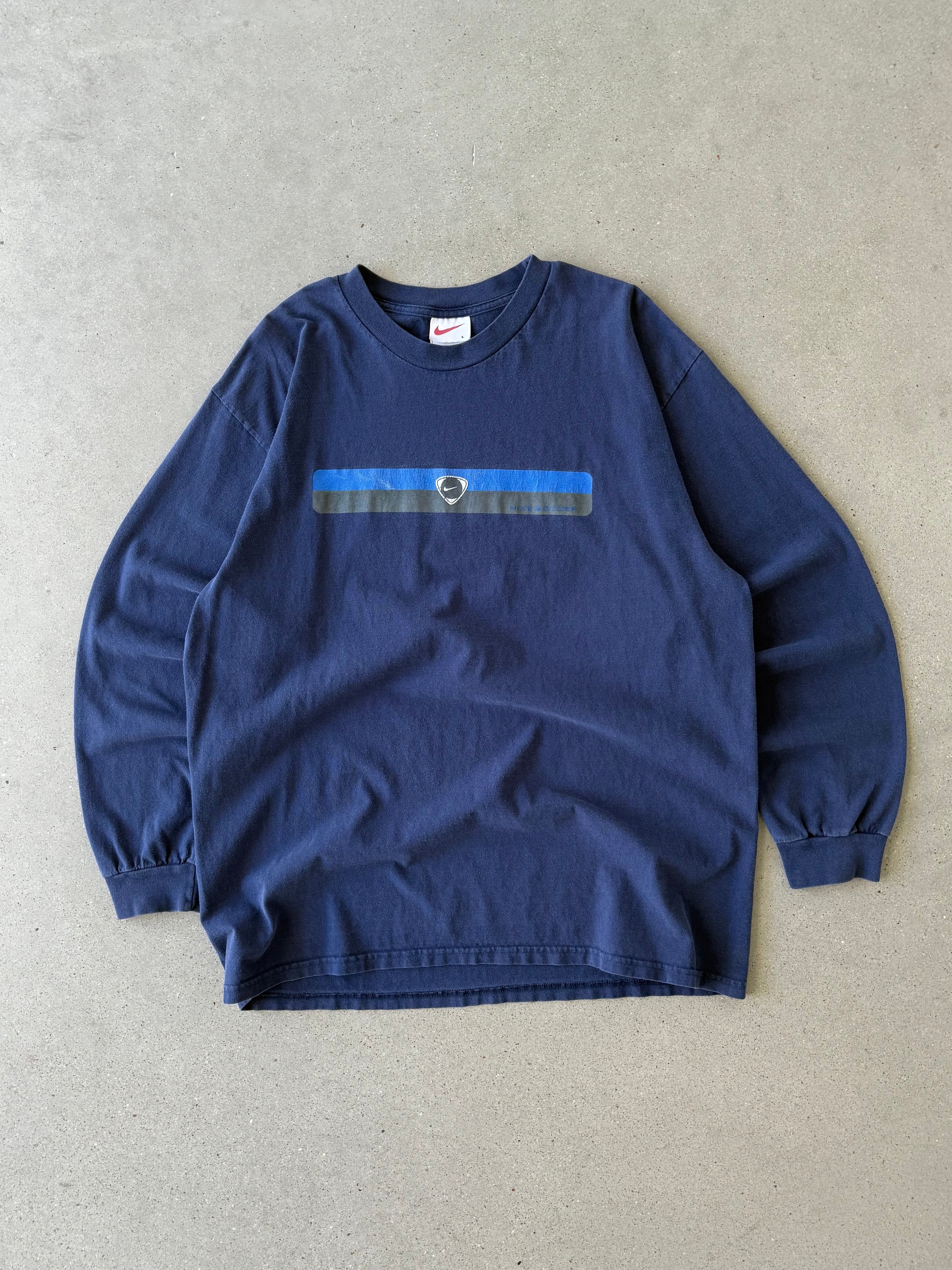 Vintage 90s Nike Soccer Long Sleeve - L