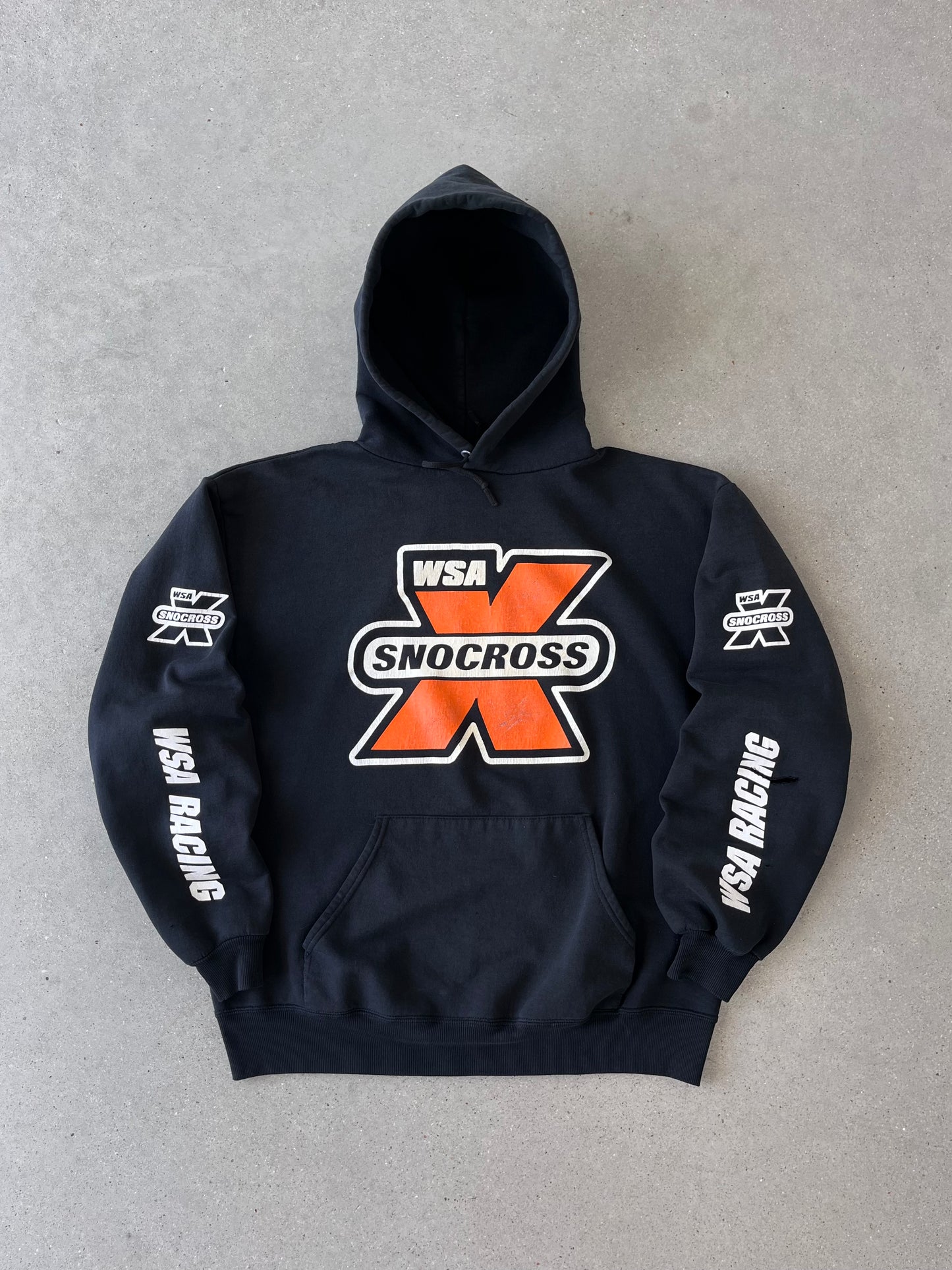 Vintage WSA Snocross Hoodie - L