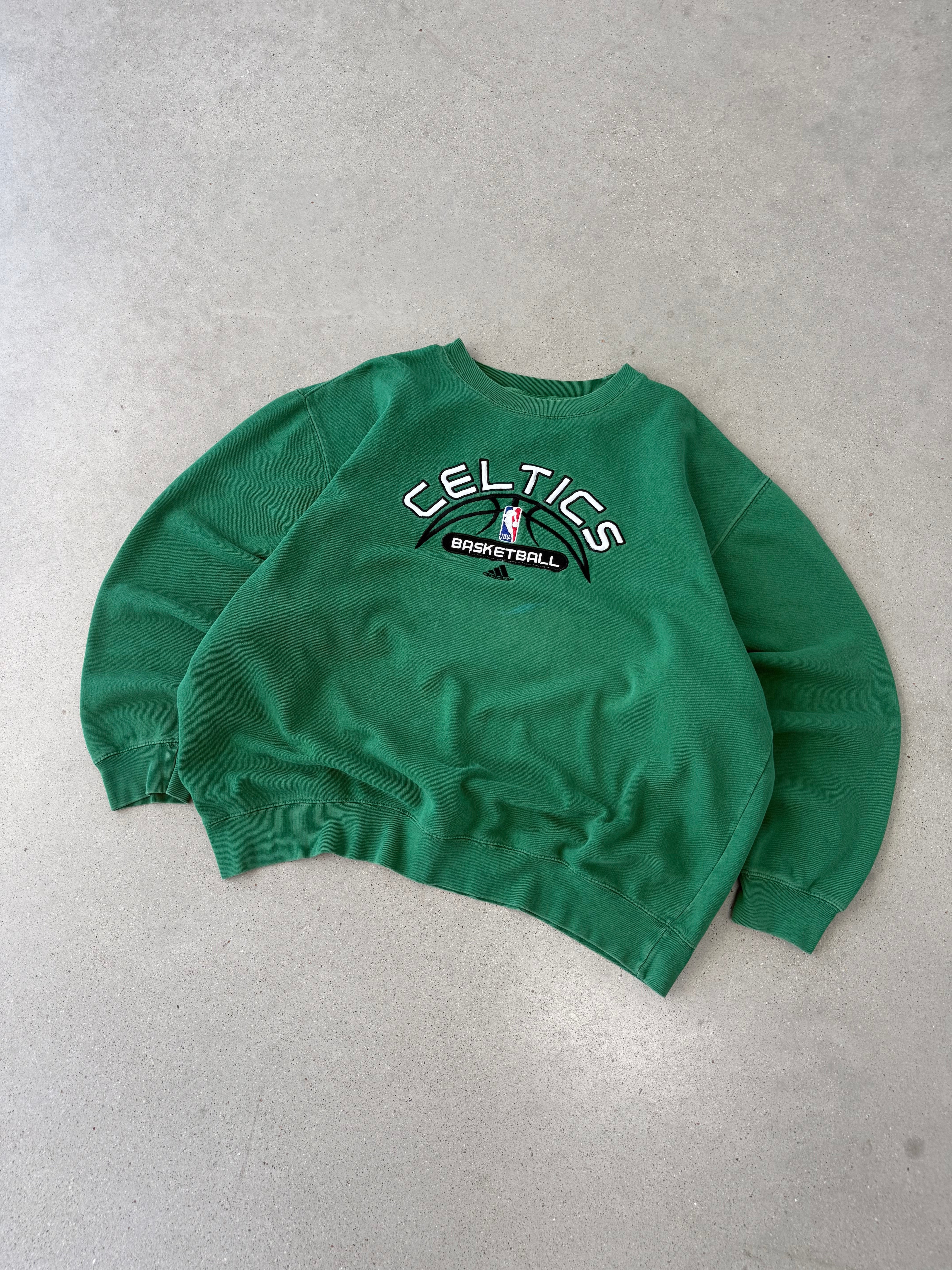 Vintage Boston Celtics Adidas Crewneck - XXL
