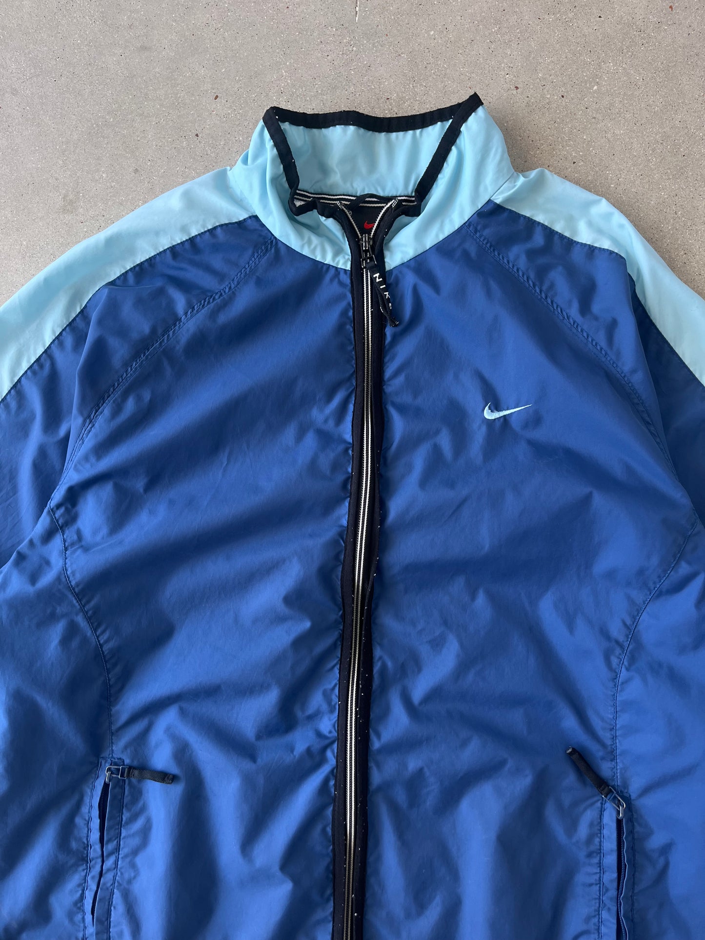 Vintage NIKE Spell-out Track Jacket - L