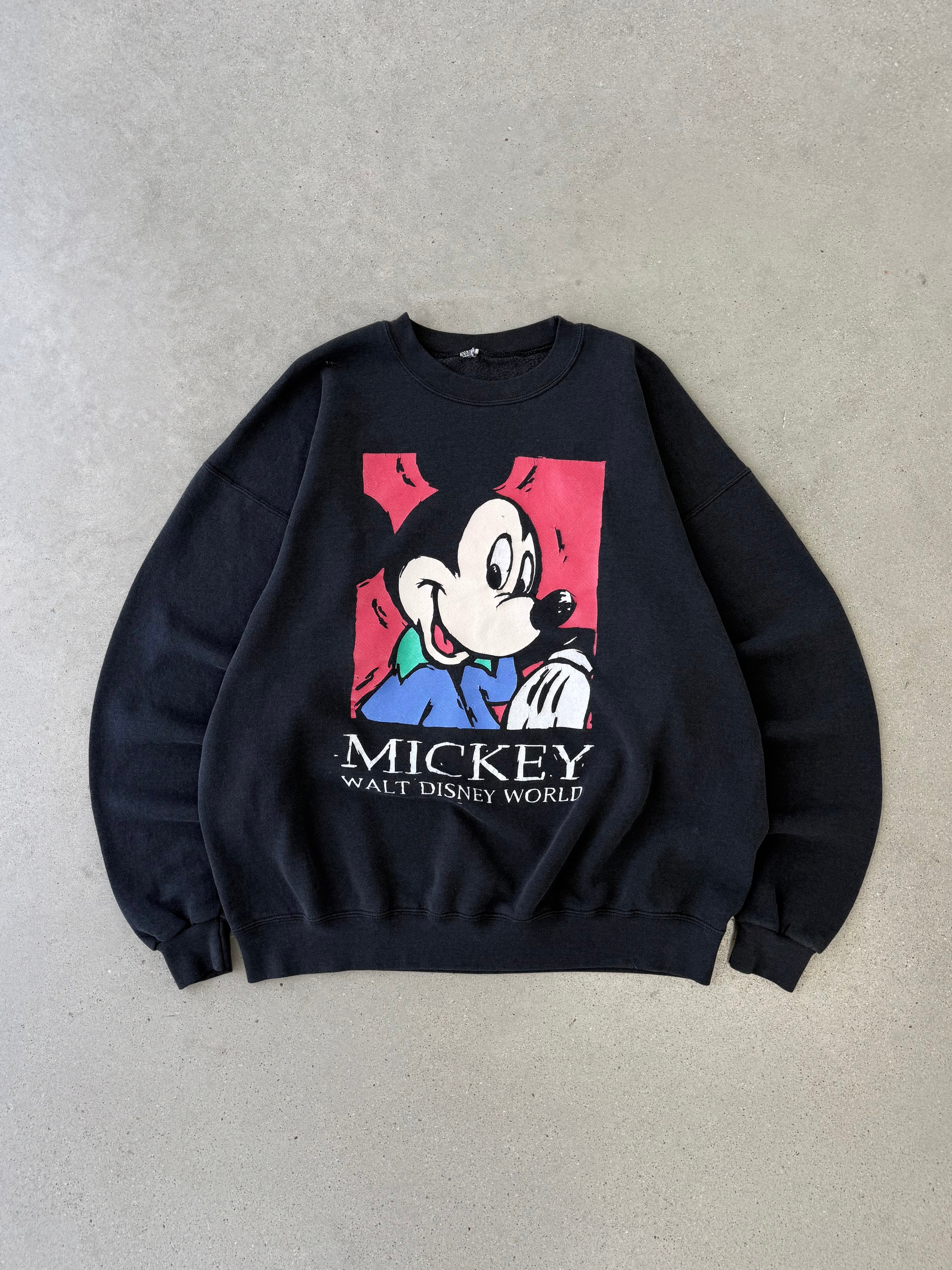 Vintage 1990s Mickey DIsney World Crewneck - XL