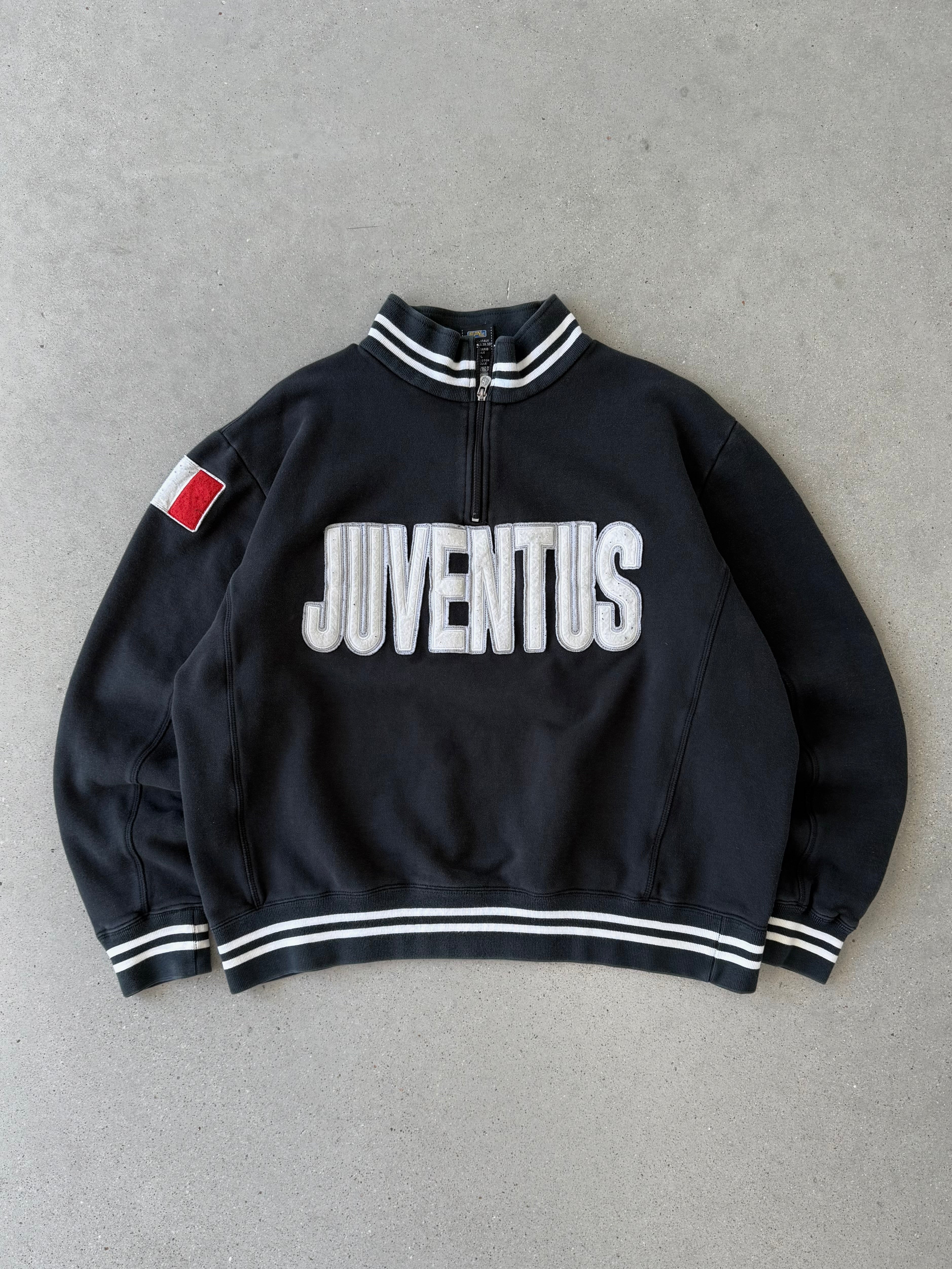 Vintage Juventus FC Quarter Zip - XL