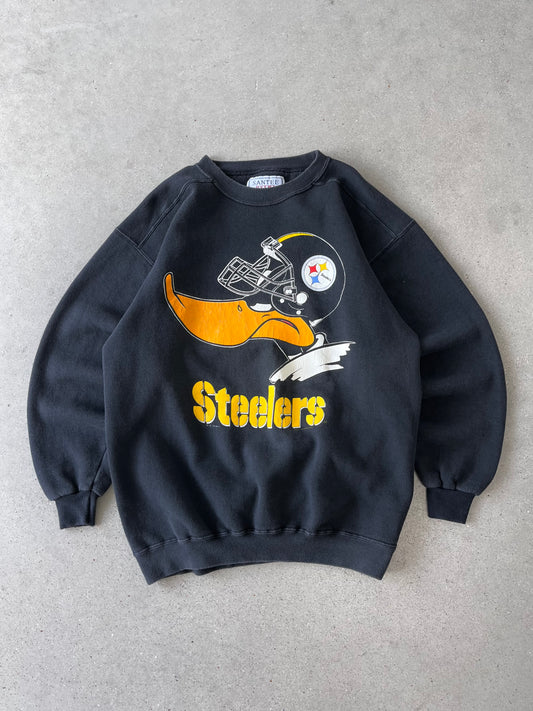 Vintage 1993 Daffy Duck Steelers Crewneck - L